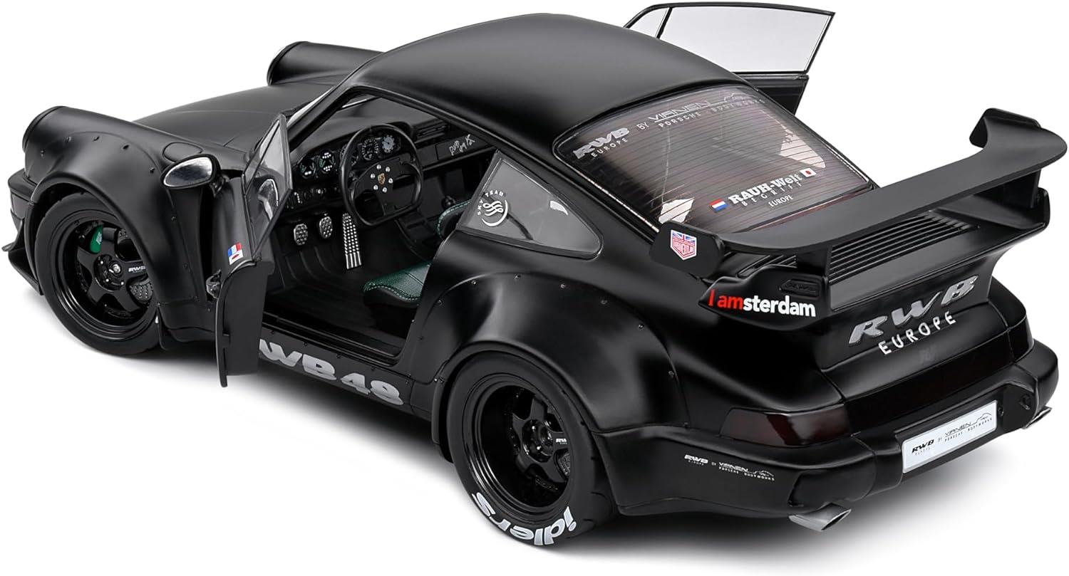 SOLIDO 1:18 RWB BODYKIT Darth Vader Black 2016-Maket Araçlar
