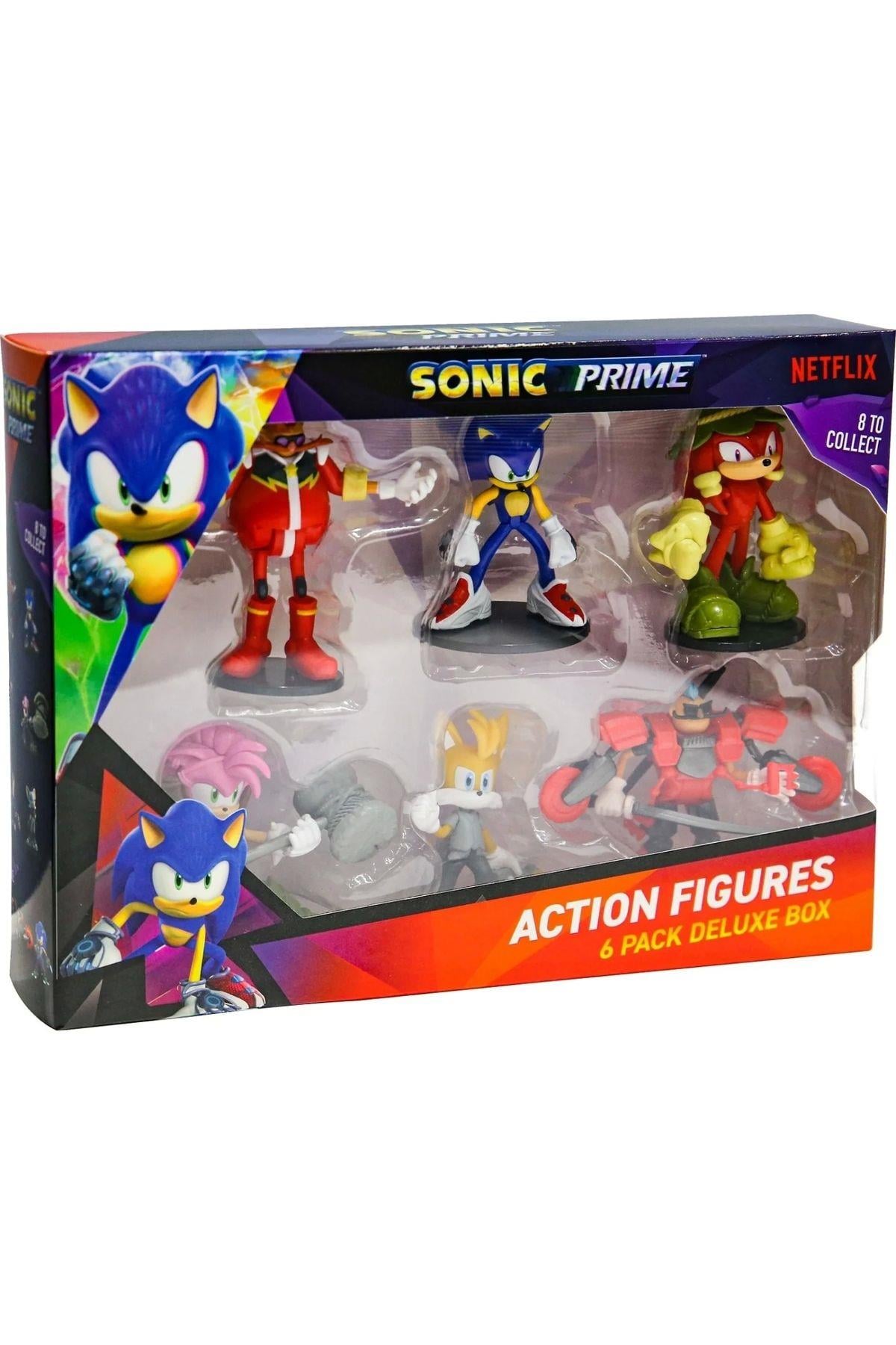 Sonic 6'lı Aksiyon Figür Set Model - PMI-SON6070-Figür Oyuncaklar