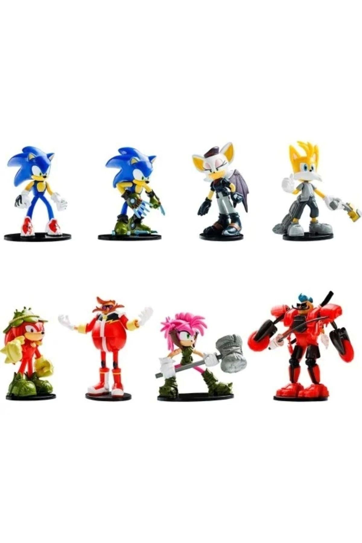 Sonic 6'lı Aksiyon Figür Set Model - PMI-SON6070-Figür Oyuncaklar