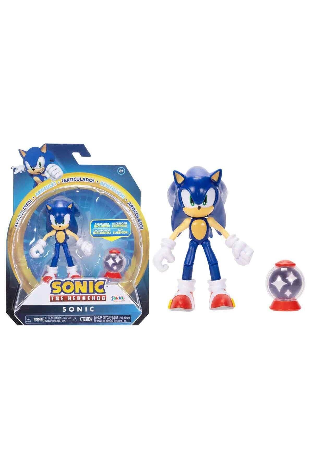 Sonic The Hedgehog - Sonic Aksesuarlı 10 cm Aksiyon Figürü-Karakter Figürleri