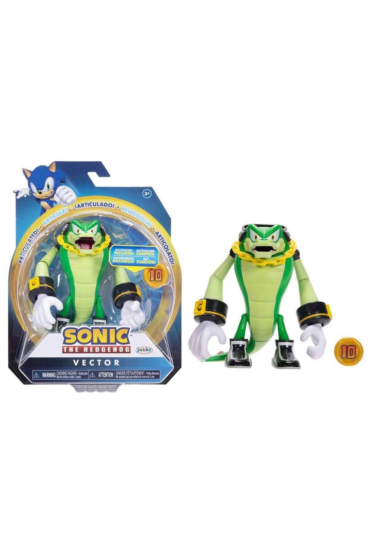 Sonic The Hedgehog Vector Figür 10 cm Eklemleri Hareketli Aksiyon Oyuncağı-Karakter Figürleri