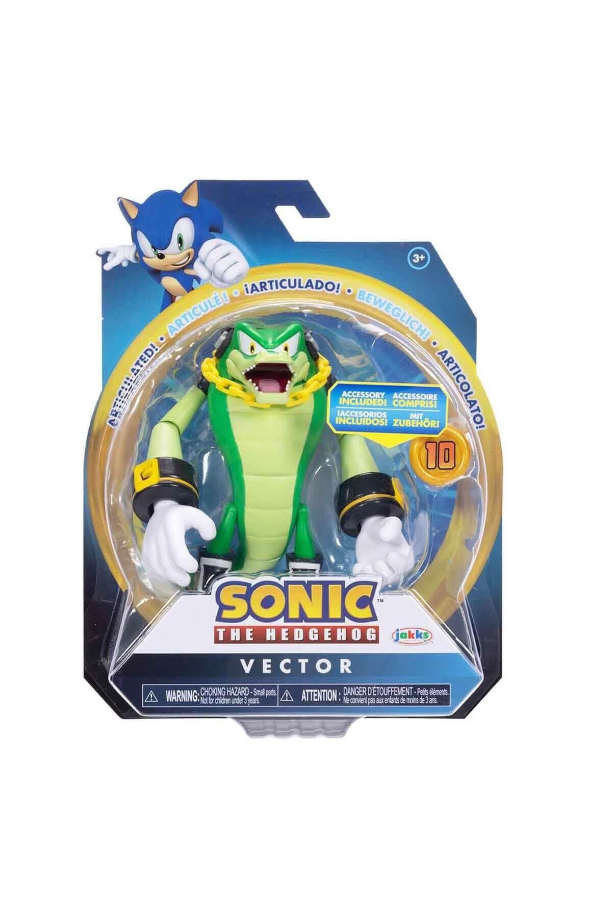 Sonic The Hedgehog Vector Figür 10 cm Eklemleri Hareketli Aksiyon Oyuncağı-Karakter Figürleri