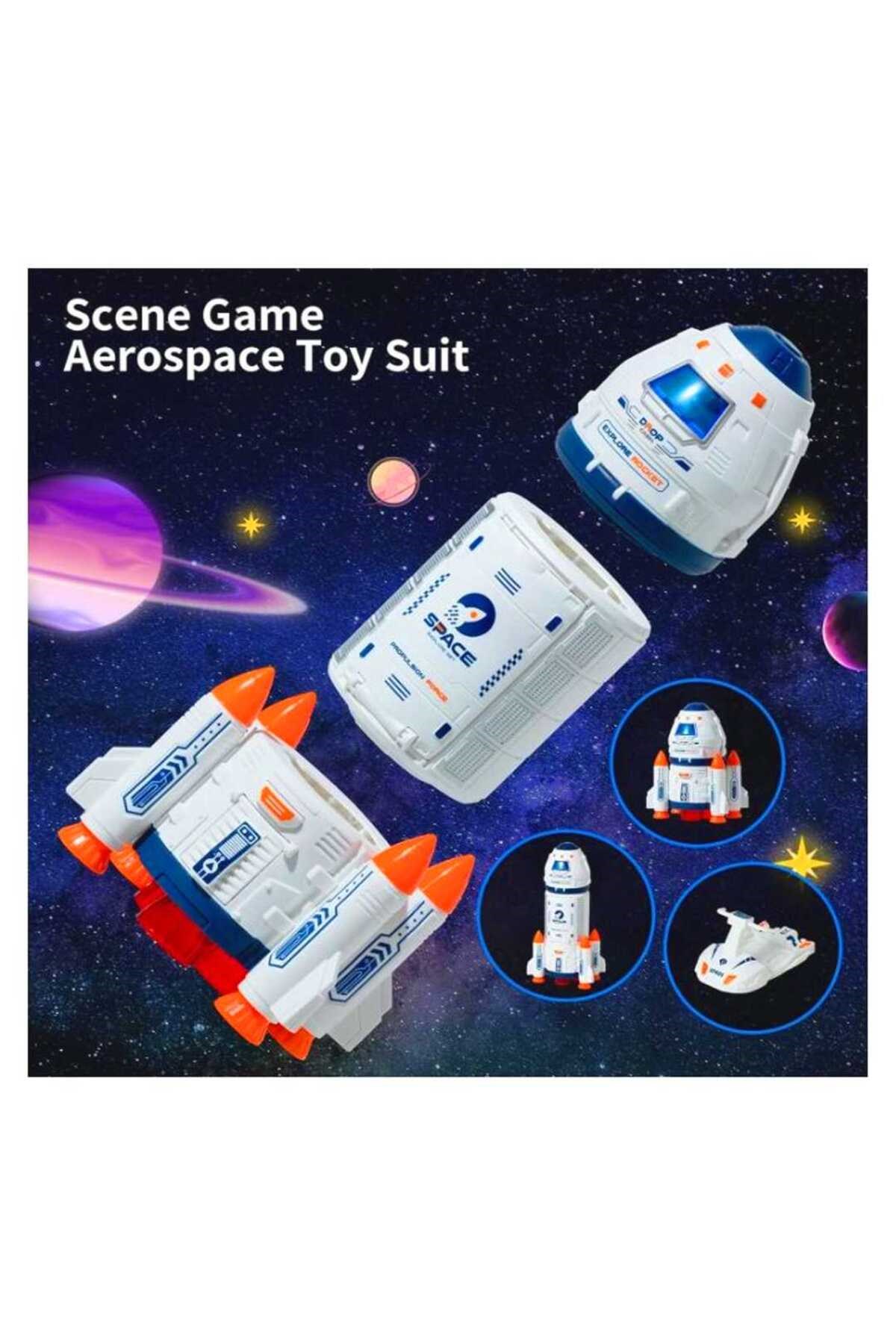 SPACE H202 UZAY SETİ SESLİ IŞIKLI 3+-Eğitici Oyuncak