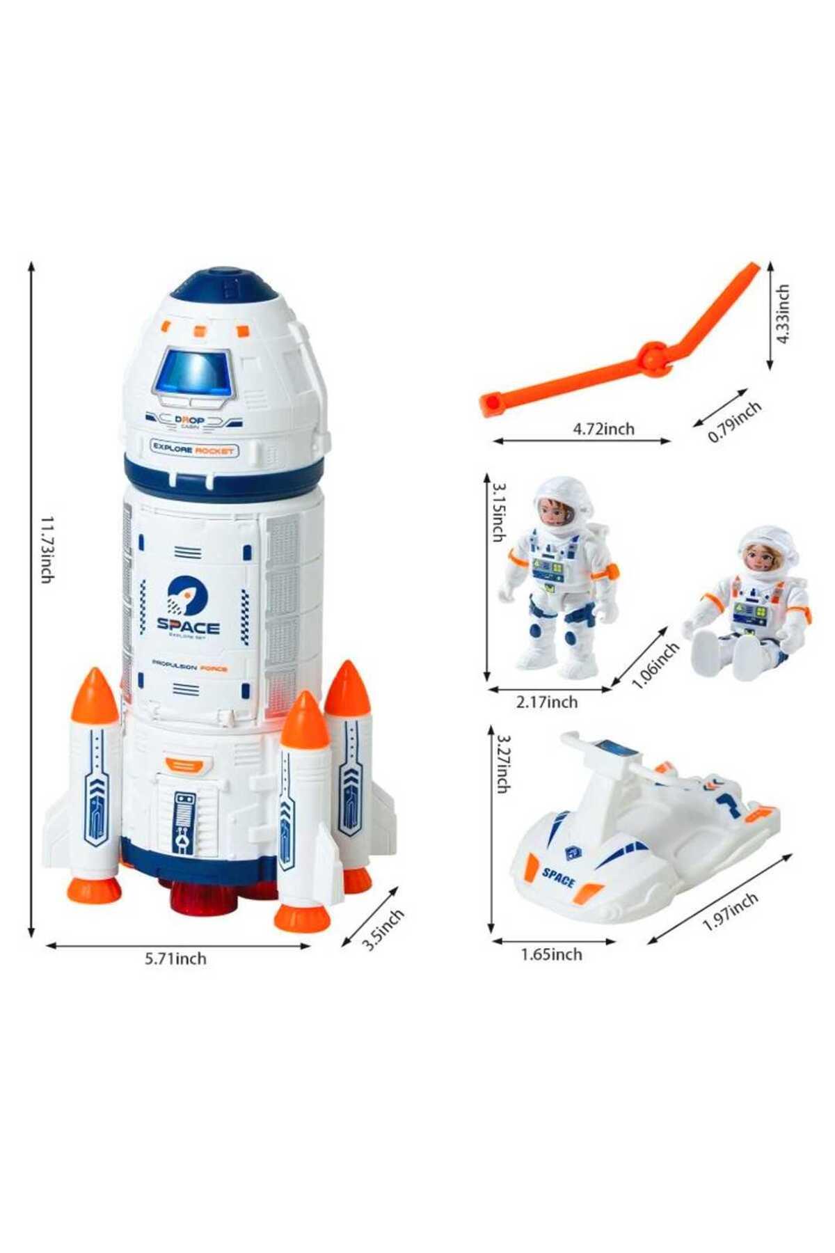 SPACE H202 UZAY SETİ SESLİ IŞIKLI 3+-Eğitici Oyuncak