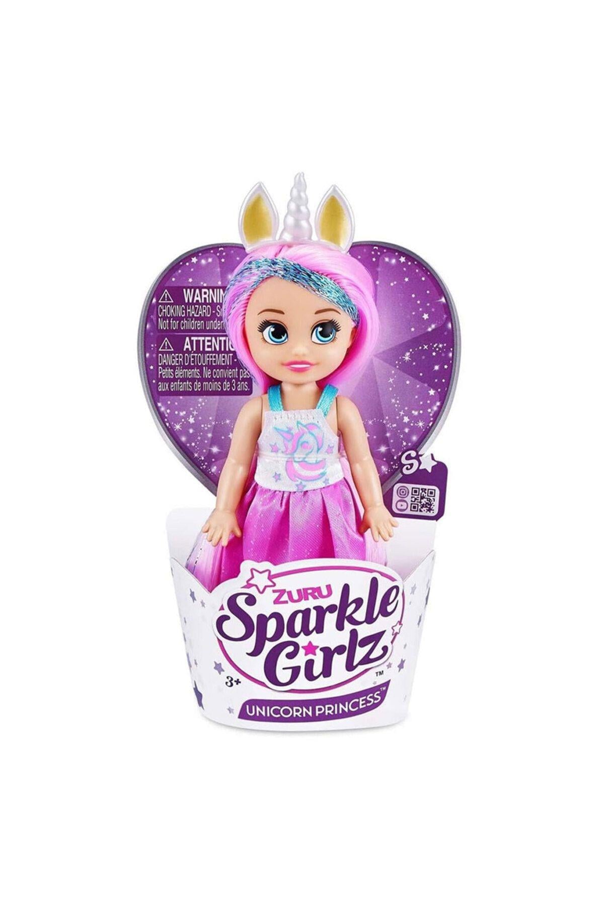 Sparkle Girlz 12 Cm Unicorn Prenses Cupcake Pembe Saçlı 94TQ3P-Oyuncak Bebekler