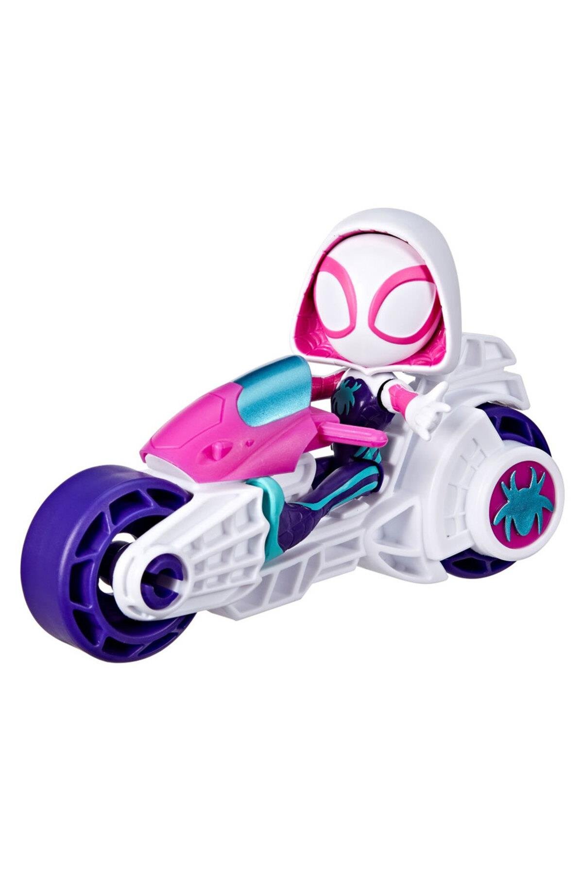 Spider And Hıs Amazıng Frıends Motorsiklet Ve Figür Ghost F6777-f7461-Karakter Figürleri