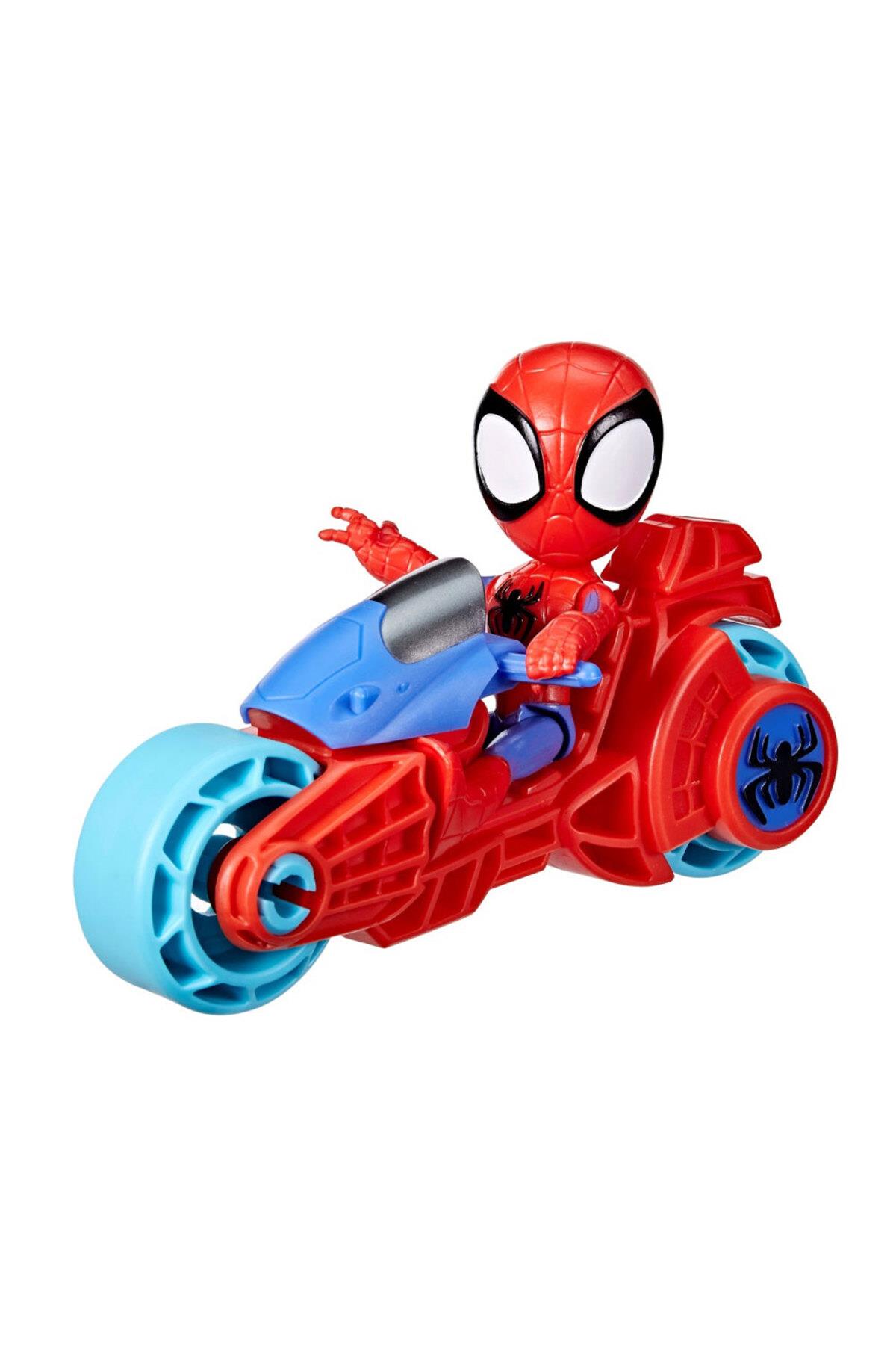 Spider And Hıs Amazıng Frıends Motorsiklet Ve Figür Spidey F6777-f7459-Karakter Figürleri