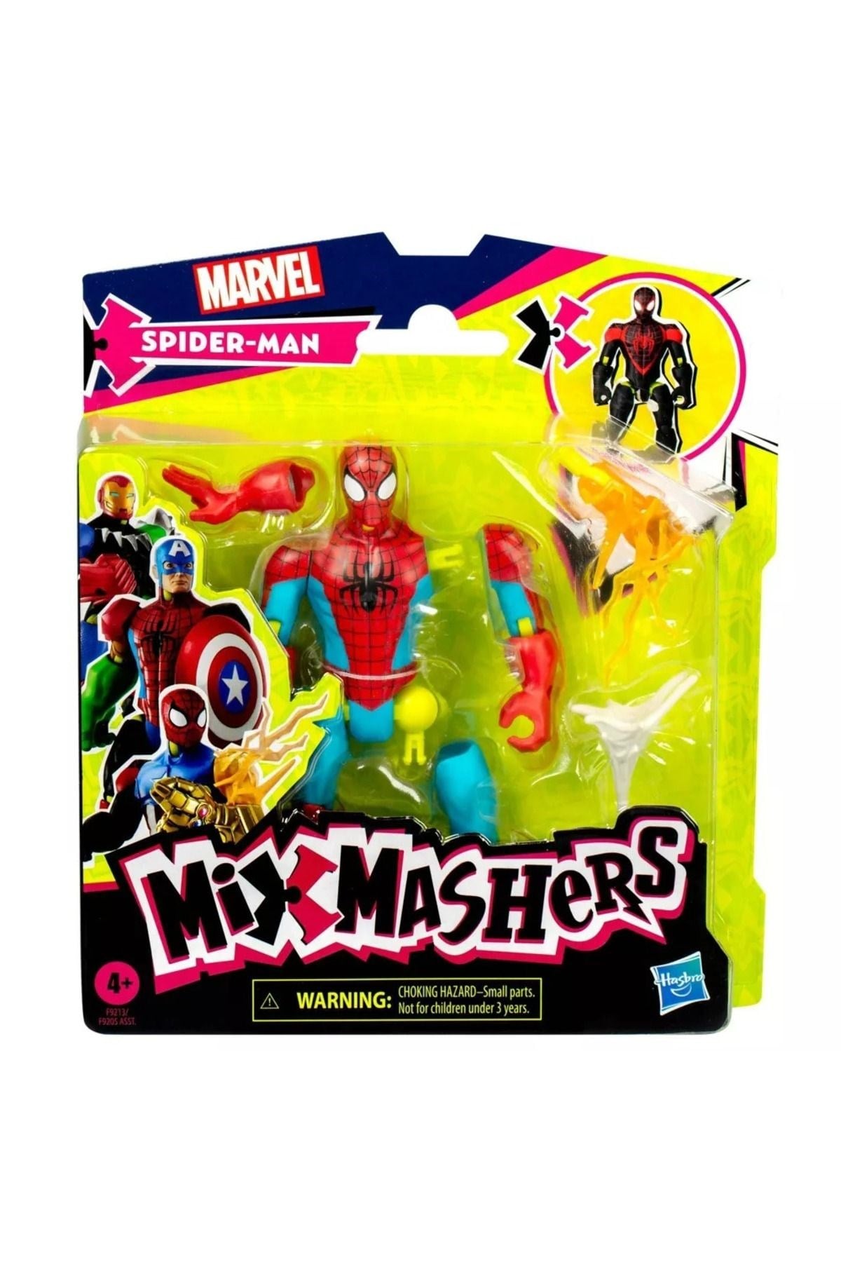 Spider-Man Mix Mashers Aksiyon Figürü – Parçalanabilir, Karıştır ve Birleştir (Orijinal Lisanslı)-Karakter Figürleri