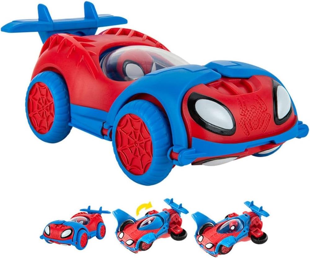 Spidey 2n1 Jet ve Araba PDY00000-Oyuncak Arabalar ve Kamyonlar