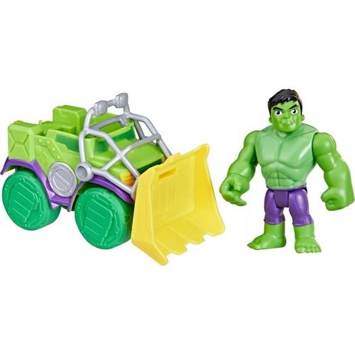 Spidey And His Amazing Friends Araç ve Figür Hulk F7457-Karakter Figürleri