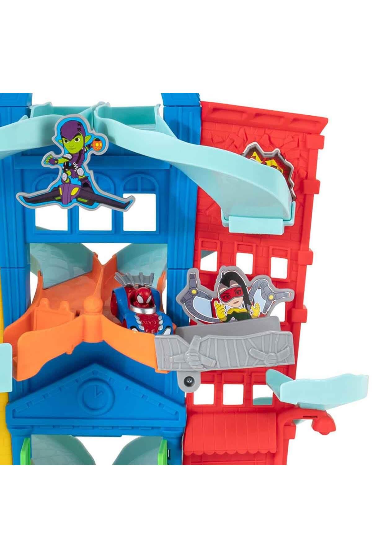 Spidey Die Cast Araba Oyun Seti 61 cm PDY17000-Araba Garaj ve Setleri