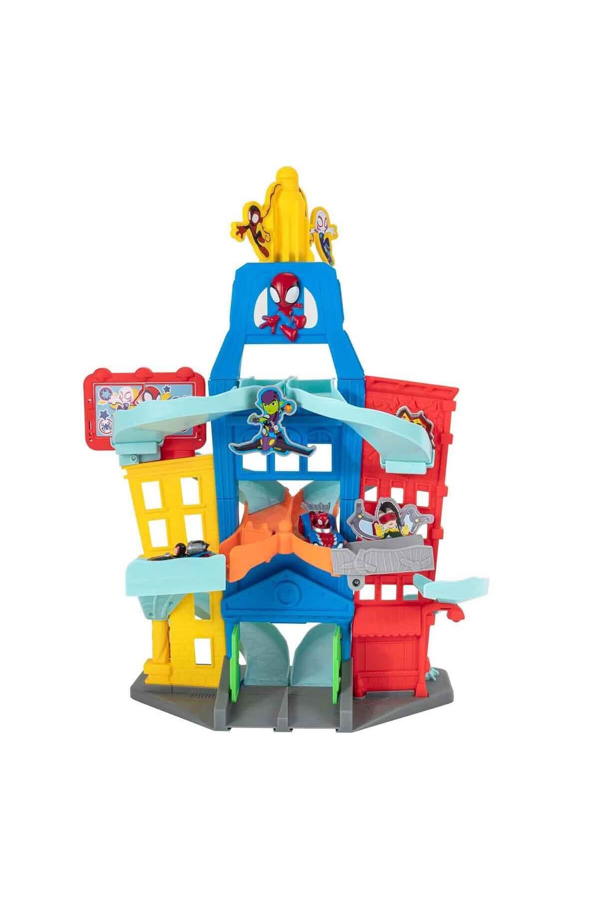 Spidey Die Cast Araba Oyun Seti 61 cm PDY17000-Araba Garaj ve Setleri