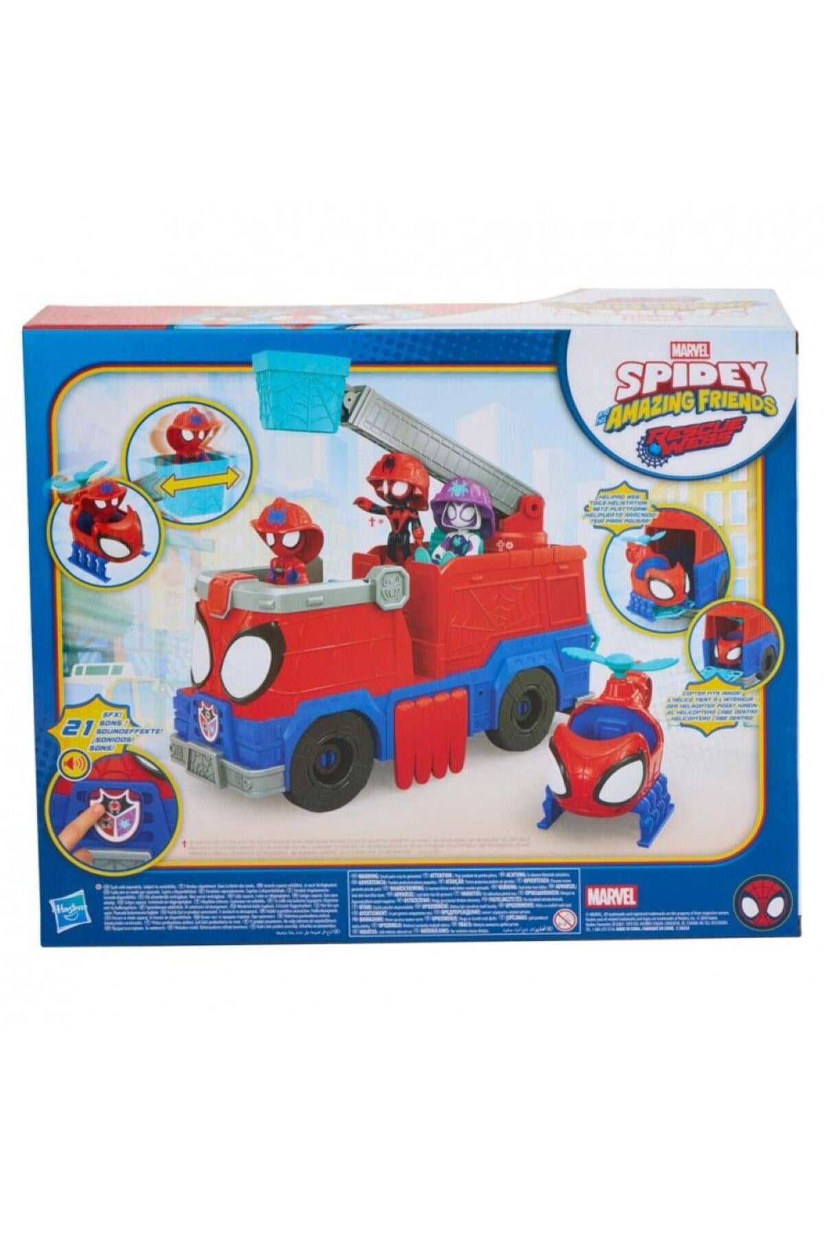 SPIDEY RESCUEWEBS FIRE TRUCK G1992-Karakter Figürleri