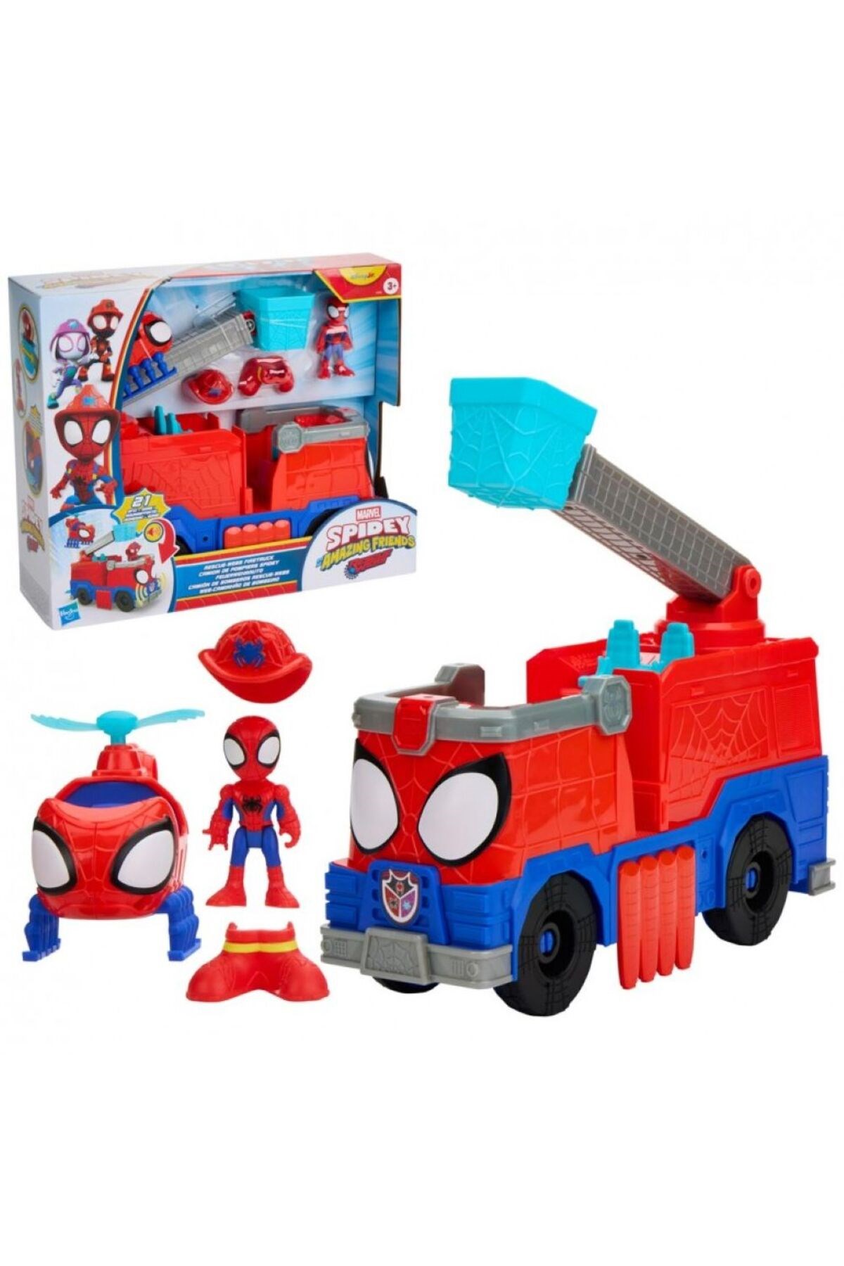 SPIDEY RESCUEWEBS FIRE TRUCK G1992-Karakter Figürleri