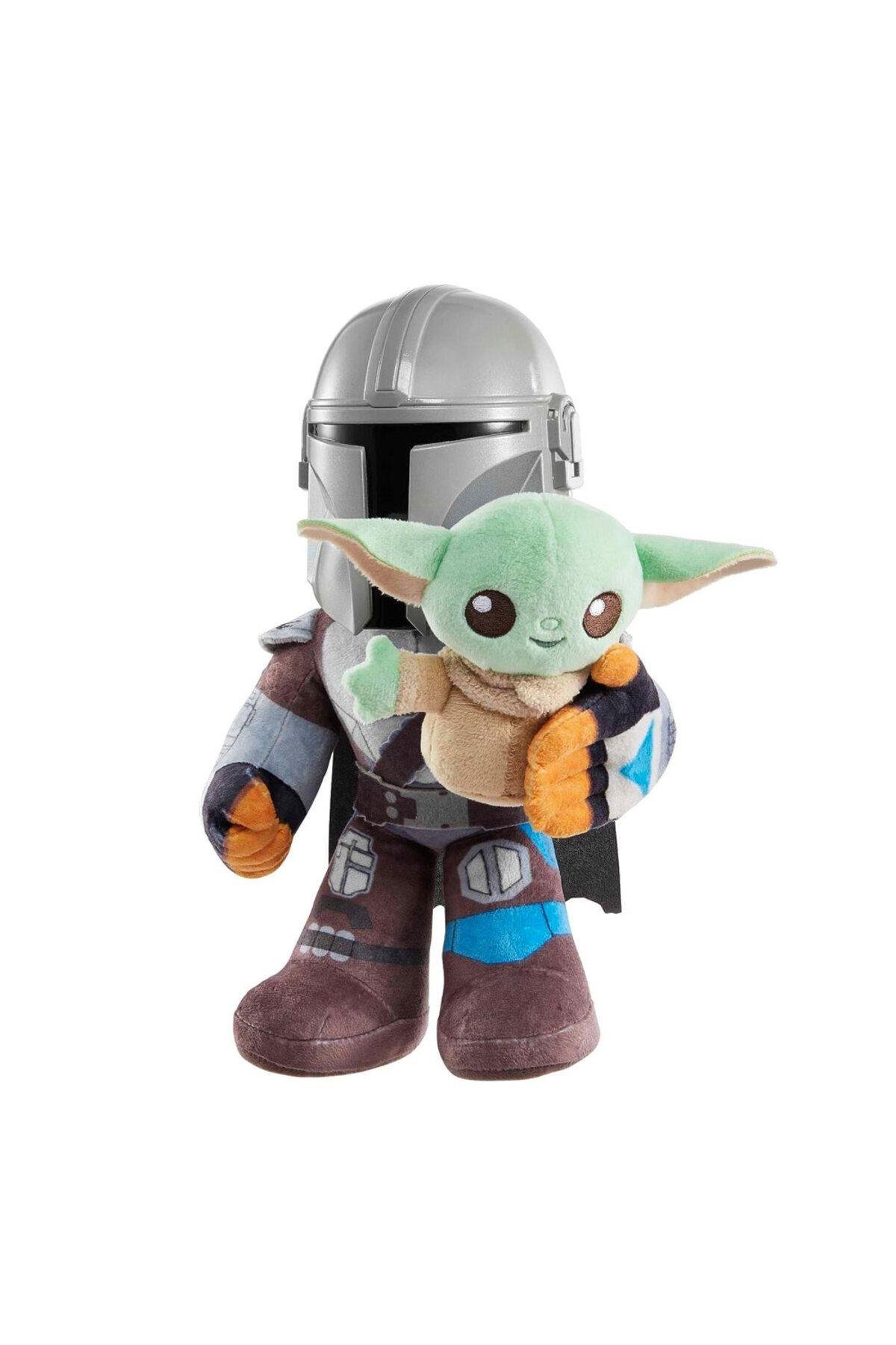 Star Wars Mandalorian Sesli Pelüş Figür HNT52-Karakter Figürleri