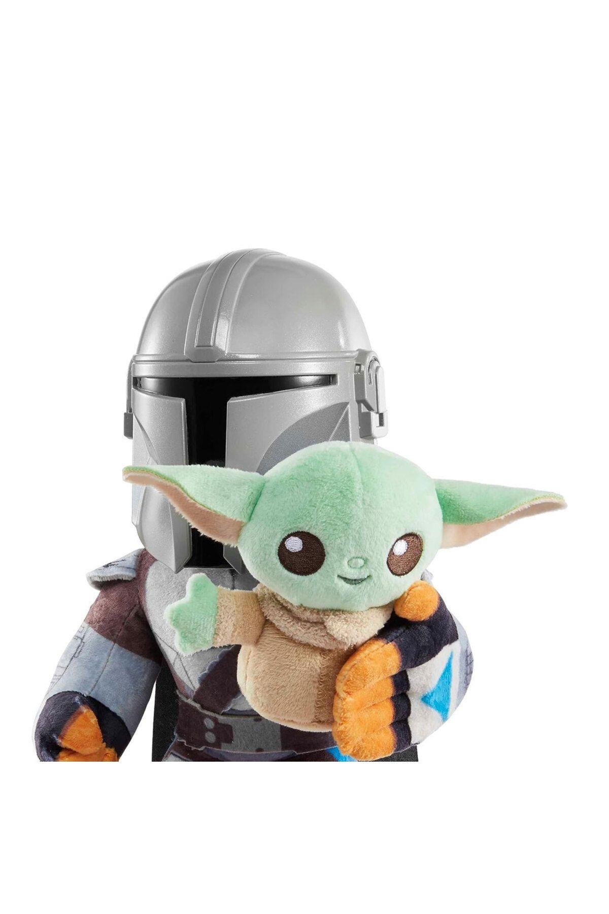 Star Wars Mandalorian Sesli Pelüş Figür HNT52-Karakter Figürleri