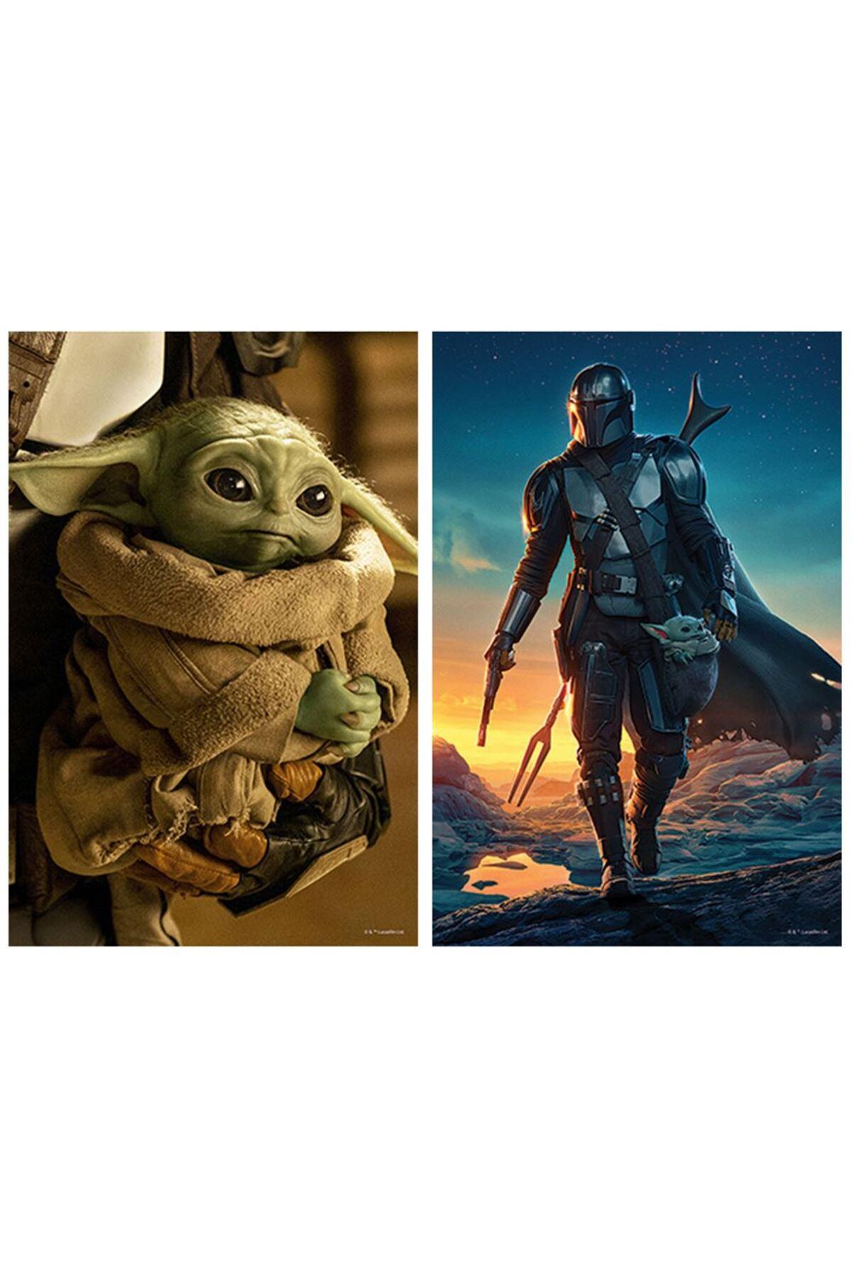 Star Wars The Mandalorian İkili Puzzle 200 Parça 10229-Eğitici Oyuncak