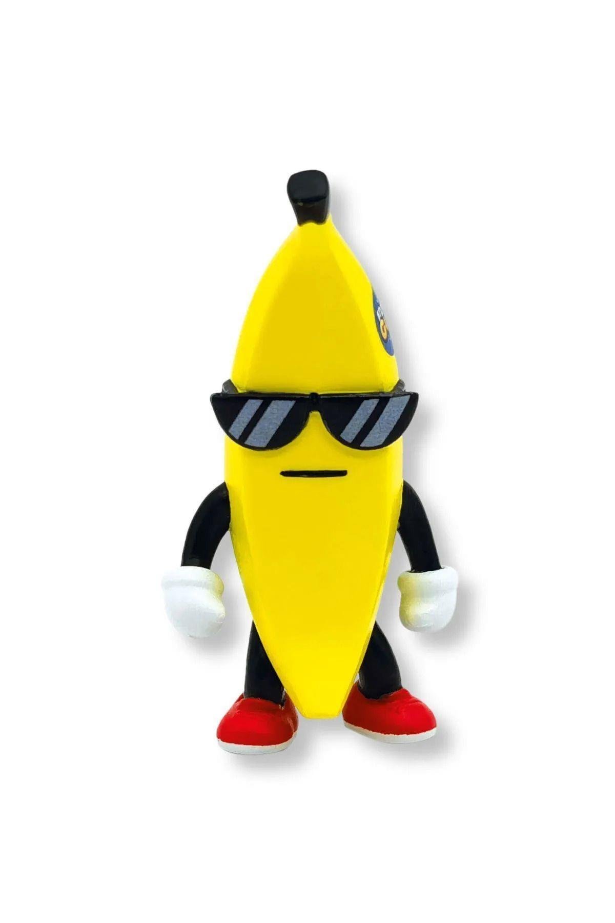 Stumble Guys Seri 1 - 3D Mini 1 i Gizemli olan 5 li Figür Seti - T-rex Quarterback Banana Guy Anubis-Karakter Figürleri