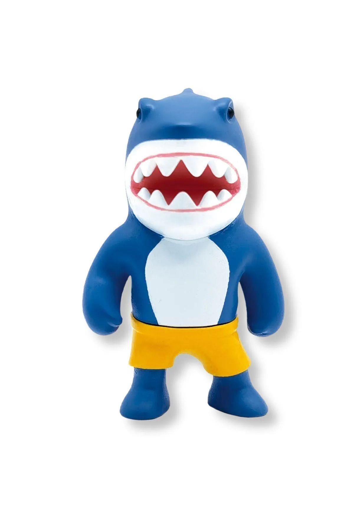 Stumble Guys Seri 1 - 3D Mini 1 i Gizemli olan 5 li Figür Seti - Megalodon Punk Army Man Hatshepsut-Karakter Figürleri