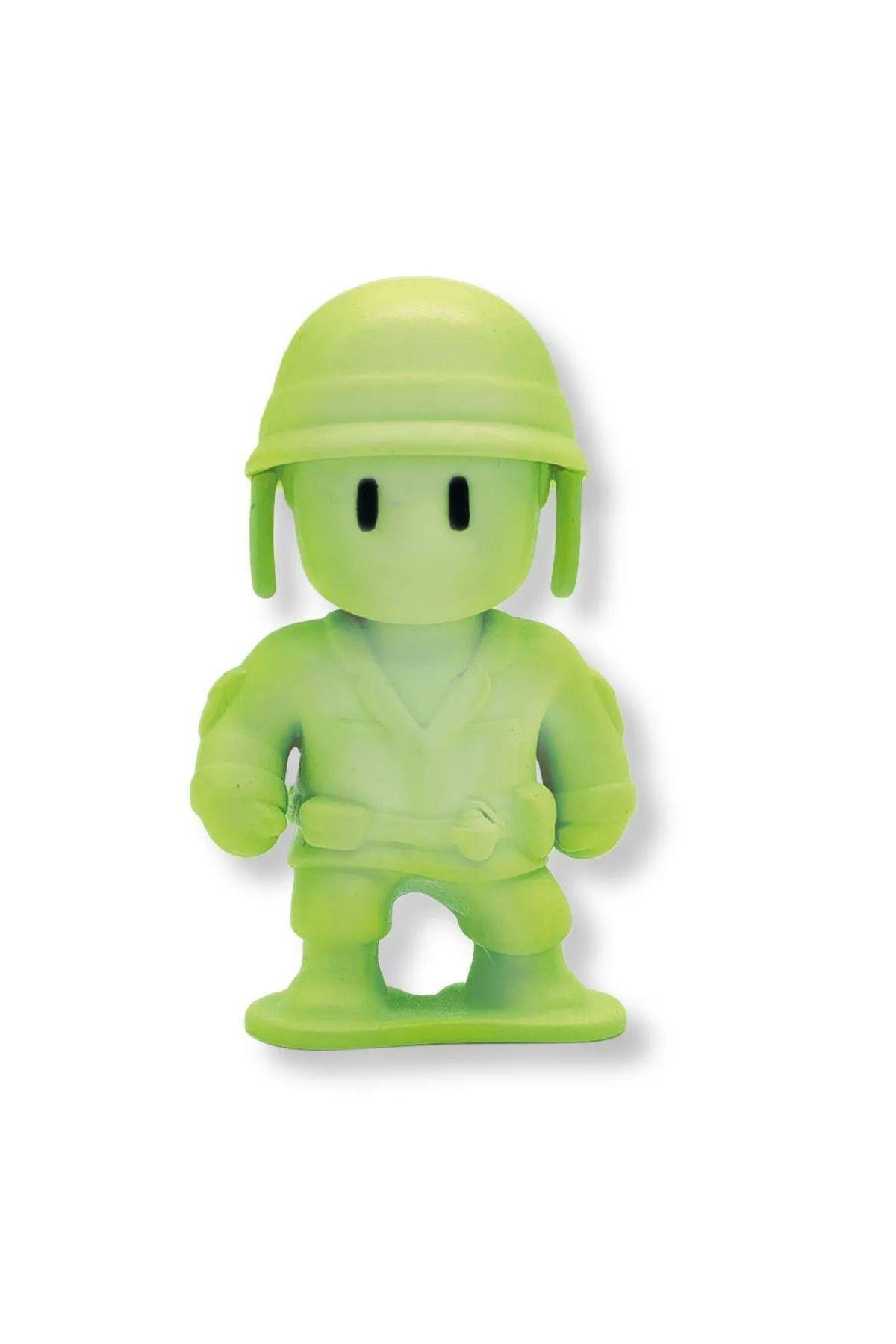 Stumble Guys Seri 1 - 3D Mini 1 i Gizemli olan 5 li Figür Seti - Megalodon Punk Army Man Hatshepsut-Karakter Figürleri
