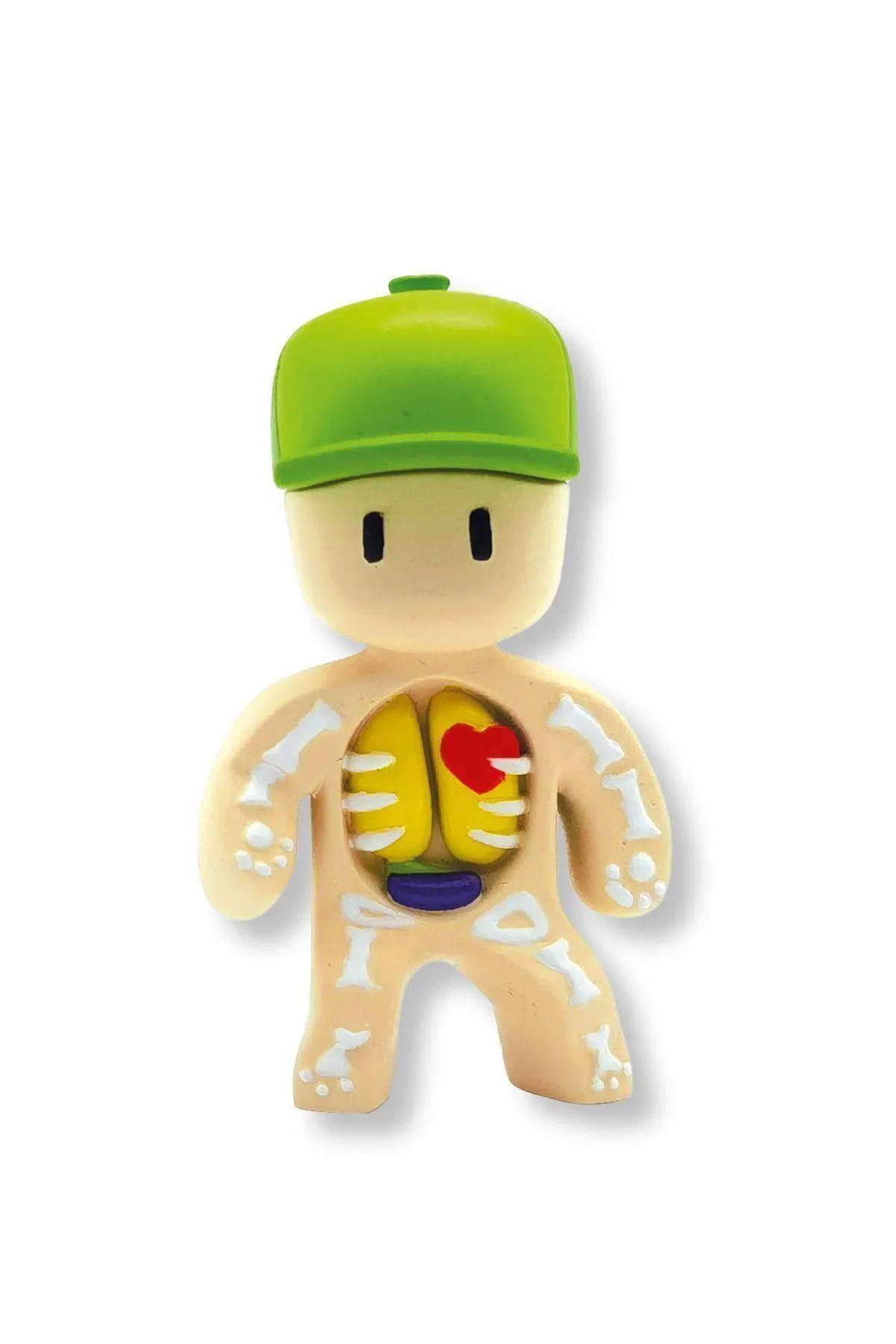 Stumble Guys Seri 1 - 3D Mini 1 i Sürpriz olan 5 li Figür Seti - Super Gal Leonidas-Karakter Figürleri