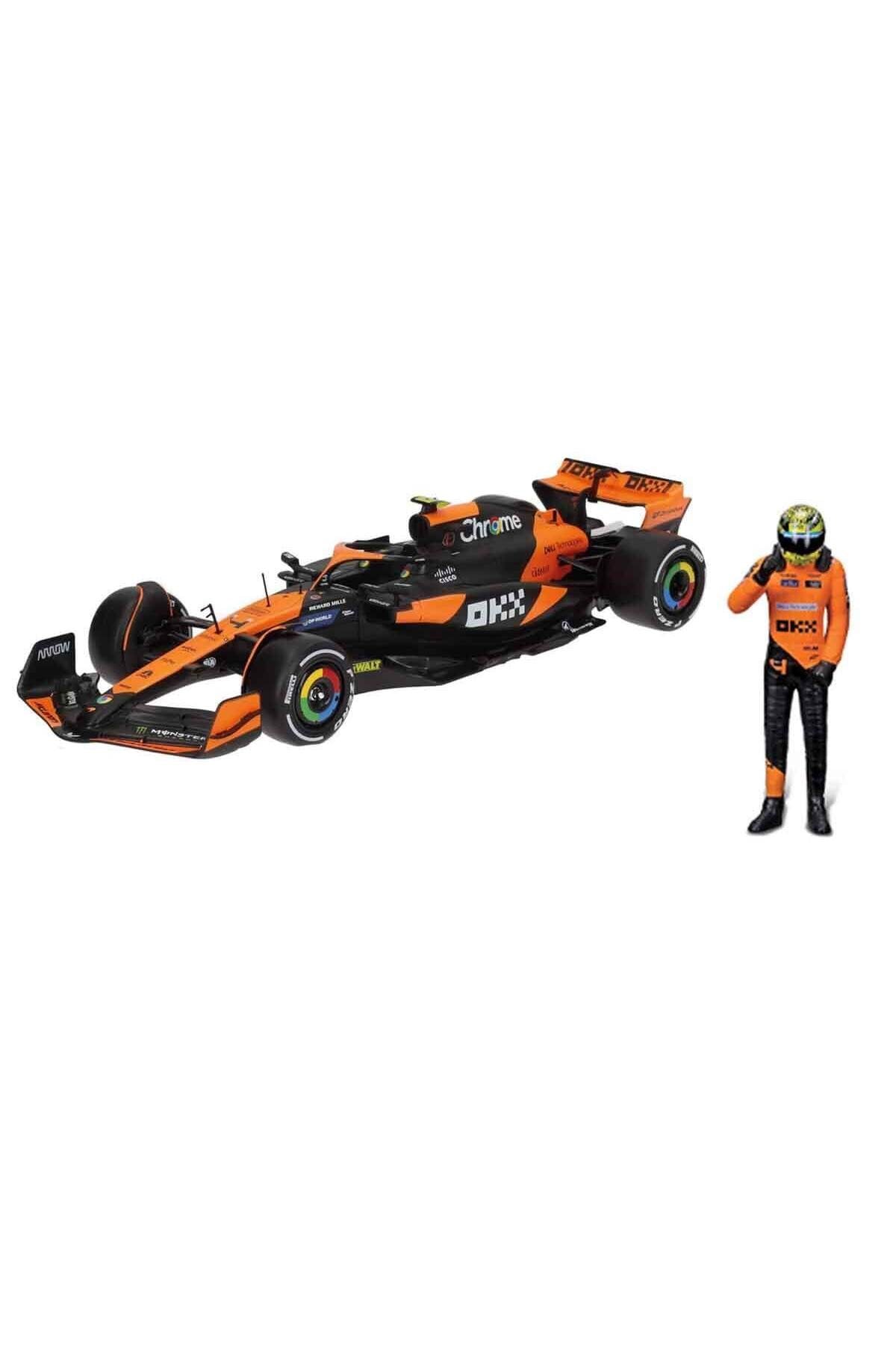 Sunman :24 McLaren MCL38 Miami Grand Prix 2024 Figürlü Formula 1 Yarış Arabası Oscar Piastri-Maket Araçlar