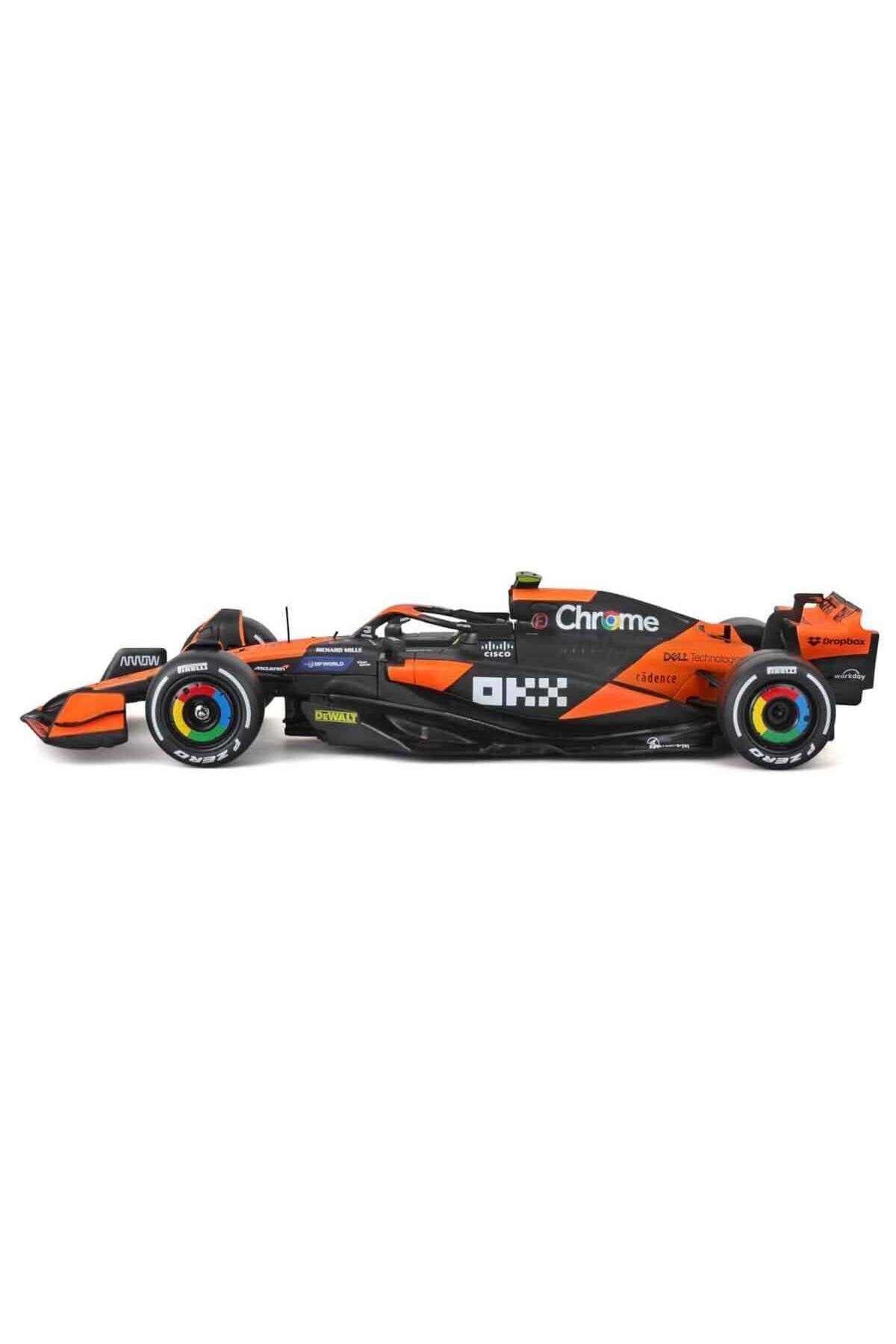 Sunman :24 McLaren MCL38 Miami Grand Prix 2024 Figürlü Formula 1 Yarış Arabası Oscar Piastri-Maket Araçlar