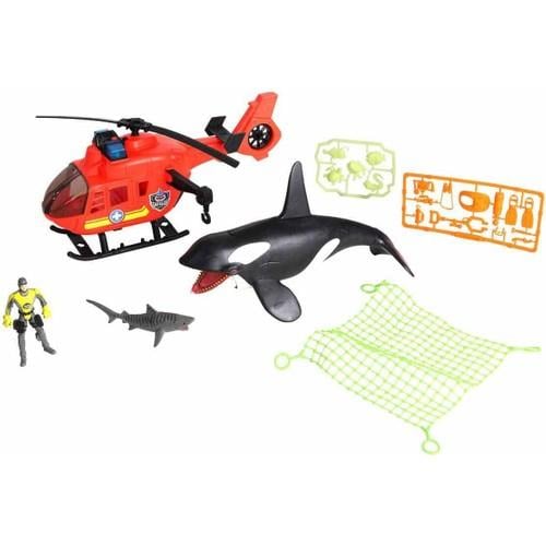 Sunman 49202 Sesli ve Işıklı Wild Quest Kurtarma Oyun Seti-Hayvan Figürleri