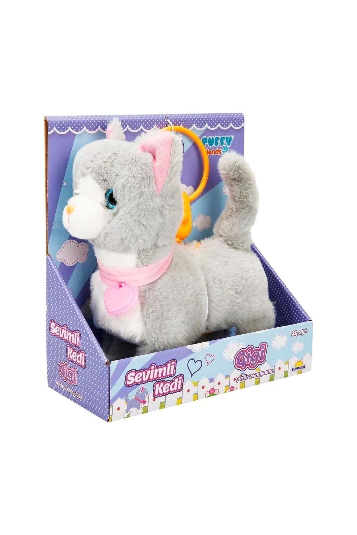 Sunman Sevimli Kedi Gigi Sesli Ve Hareketli-Hayvan Figürleri