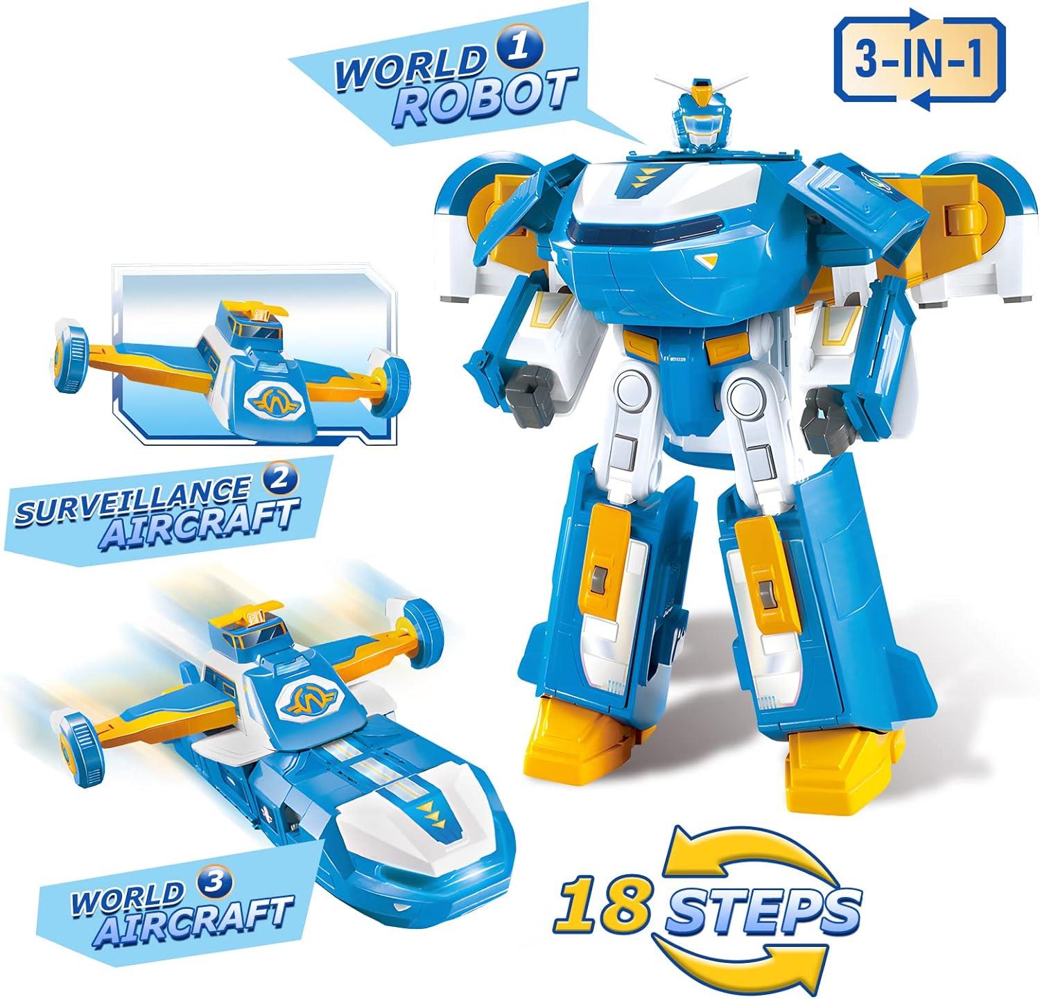 Süper Wings World Aircraft Dönüşen Robot 760888-Karakter Figürleri