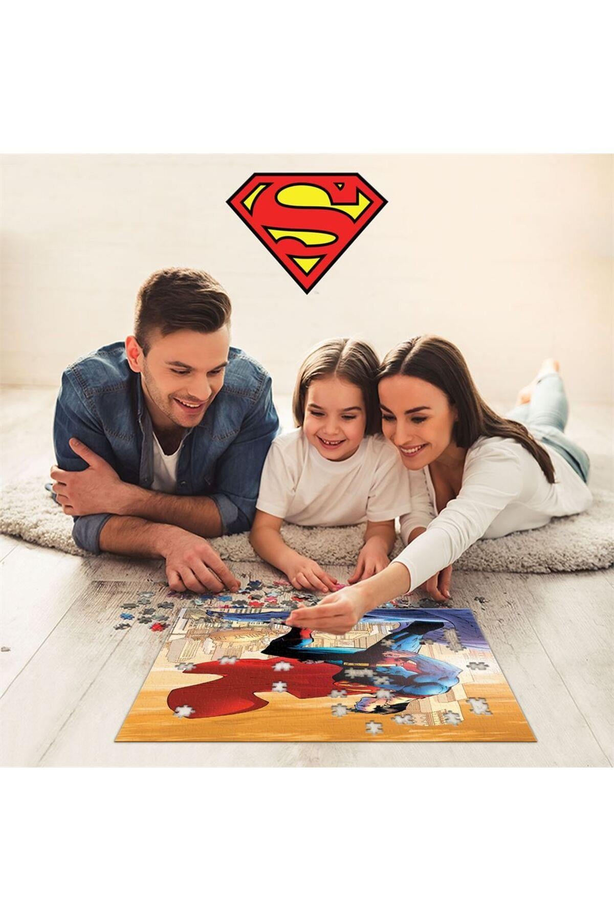 Superman Figür Ve 300 Parça Puzzle 35807-Kutu Oyunları