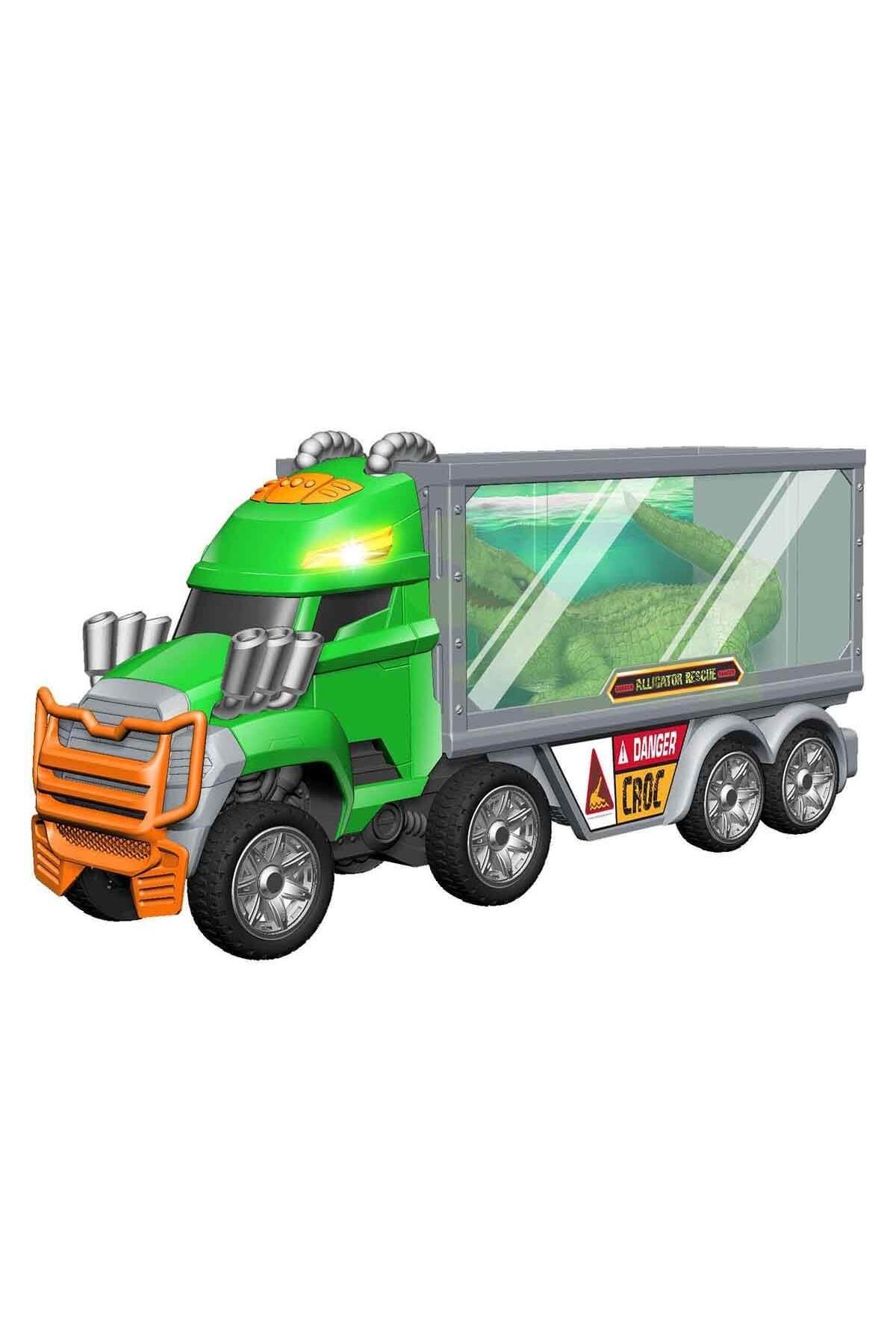 Teamsterz Sesli Ve Işıklı Timsah Kurtarma Kamyonu 40 Cm. |1 Adet|-Oyuncak Arabalar ve Kamyonlar