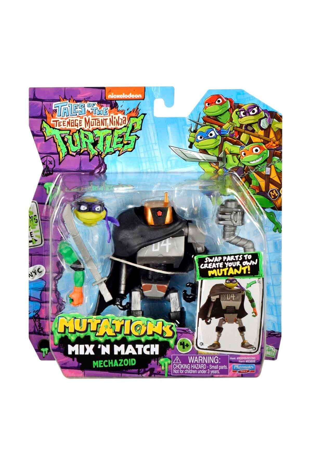 Teenage Mutant Mutations Mix N Match Mechazoid Figürü T0201300-Karakter Figürleri