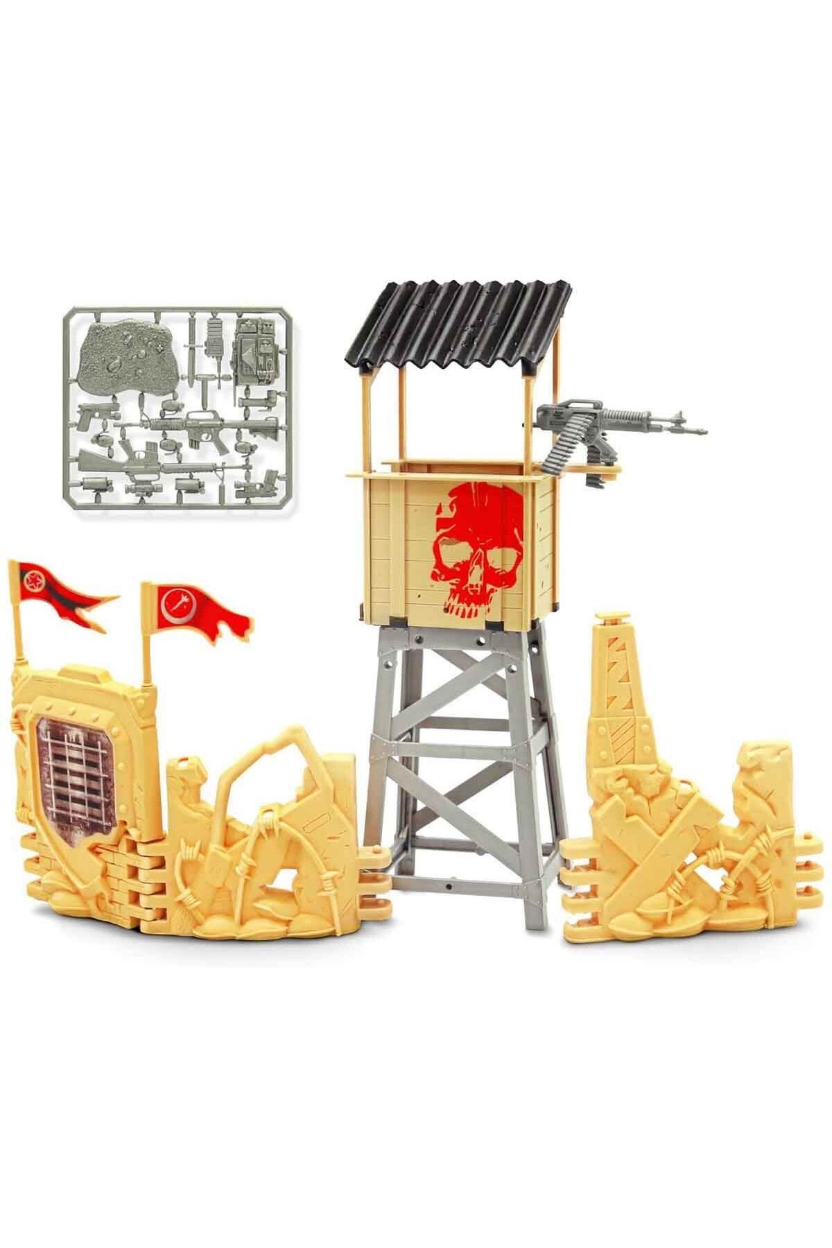 The Corps Mission Terrain Battle Askerî Oyun Seti – Jet, Tank, Arazi Aracı ve 4 Eklemli Asker Figür-Eğitici Oyuncaklar