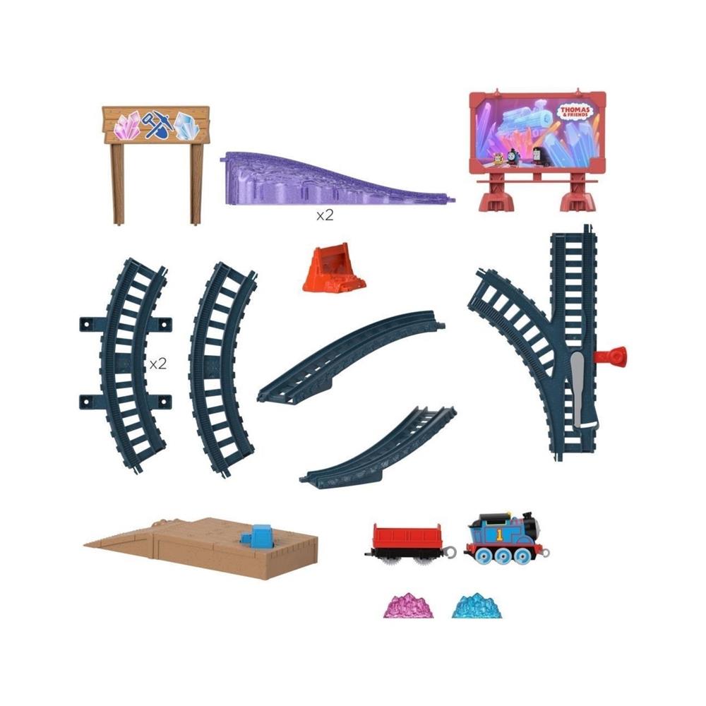 Thomas ve Arkadaşları Tren Seti Sür-Bırak HGY82-HGY83-Araba Garaj ve Setleri