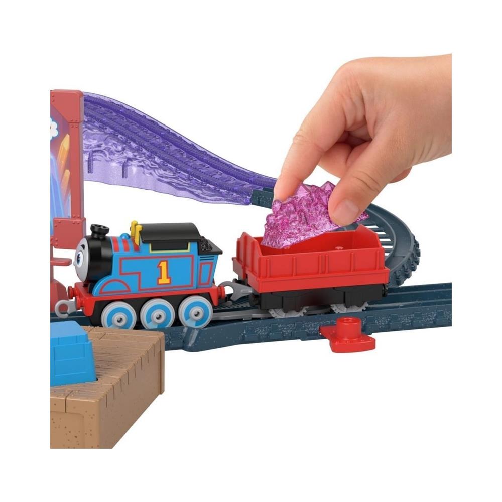 Thomas ve Arkadaşları Tren Seti Sür-Bırak HGY82-HGY83-Araba Garaj ve Setleri