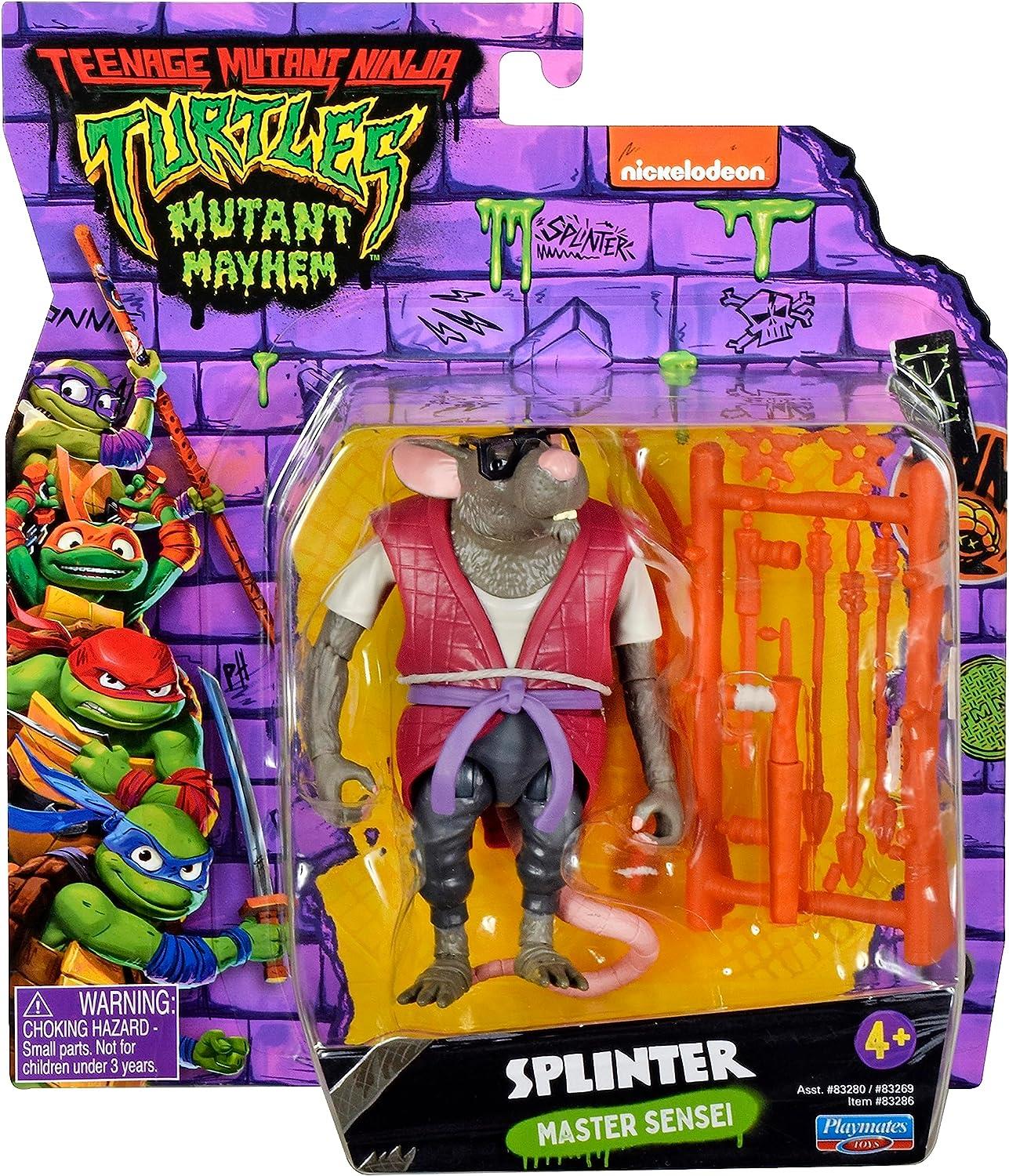 Tmnt Ninja Kaplumbağalar Aksiyon Figürler 11 cm Splinter Master Sensei-Karakter Figürleri