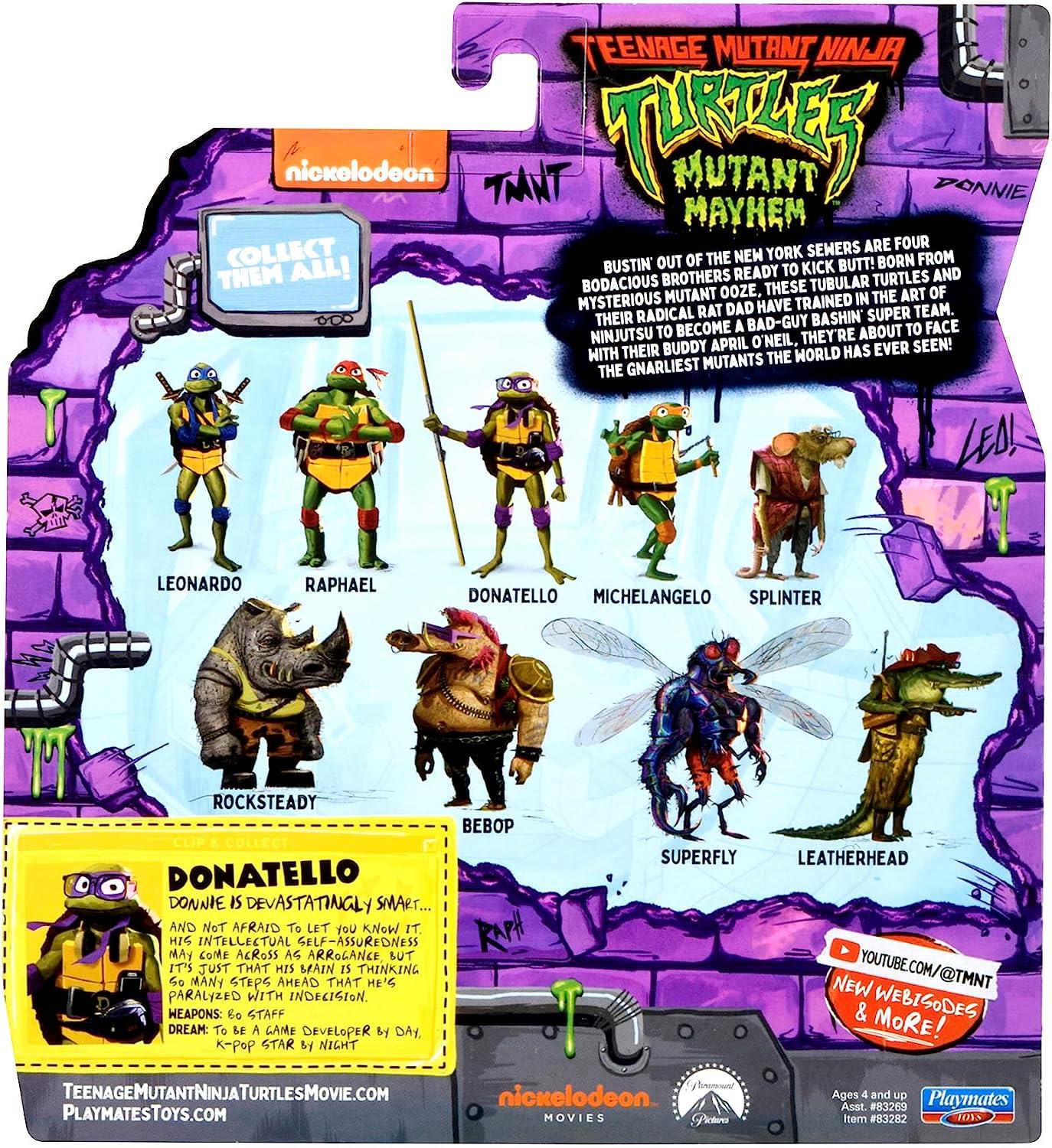 Tmnt Ninja Kaplumbağalar Aksiyon Figürler 11 cm Donatello The Brains-Karakter Figürleri