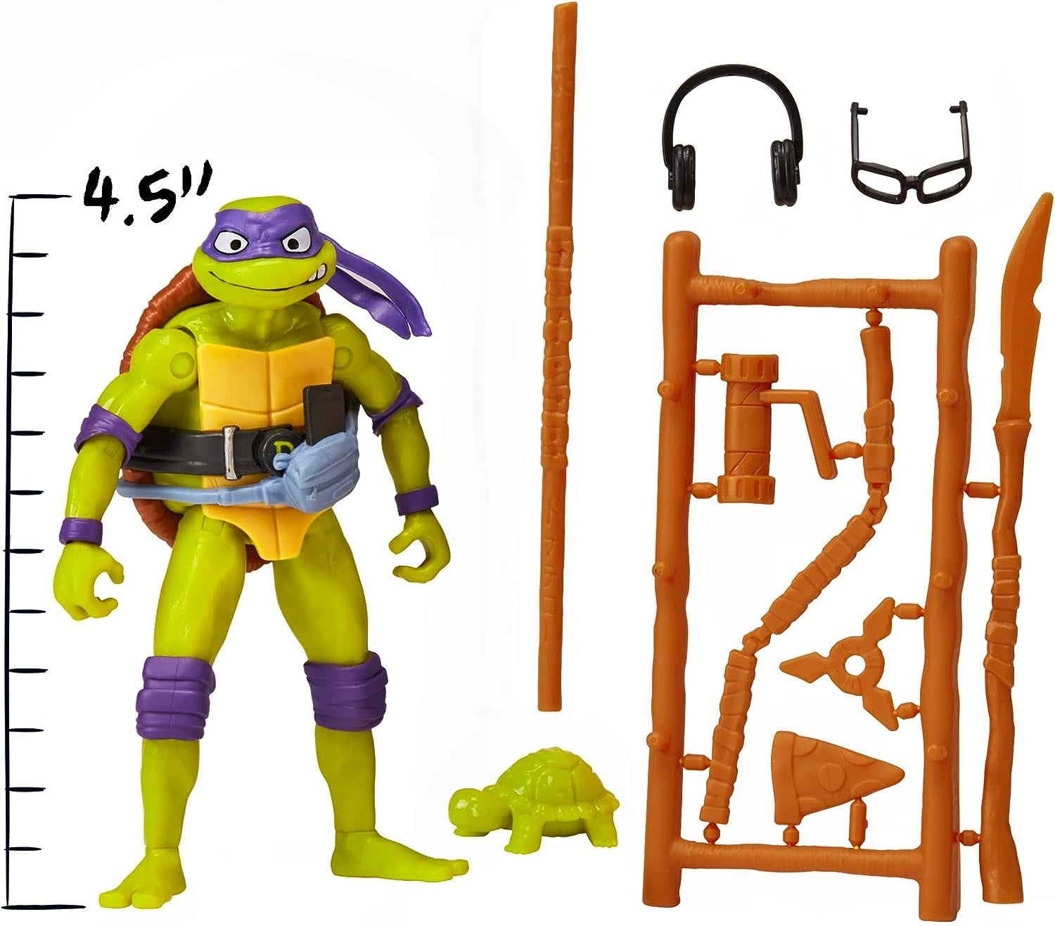 Tmnt Ninja Kaplumbağalar Aksiyon Figürler 11 cm Donatello The Brains-Karakter Figürleri
