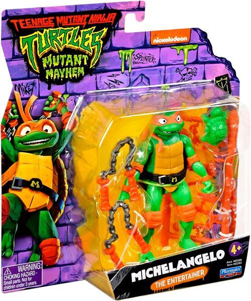 Tmnt Ninja Kaplumbağalar Aksiyon Figürler 11 cm Michelangelo The Entertainer-Karakter Figürleri