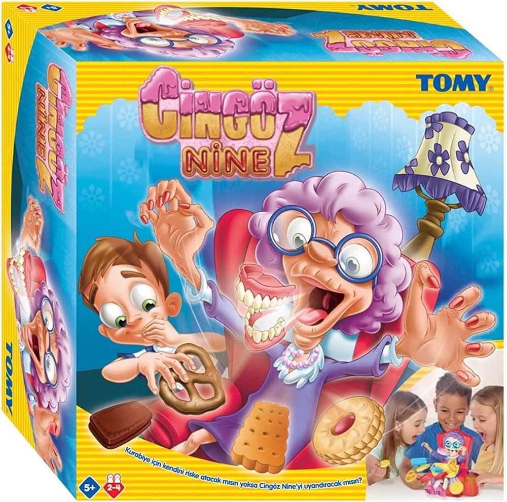 Tomy Cingöz Nine 72465-Kutu Oyunları