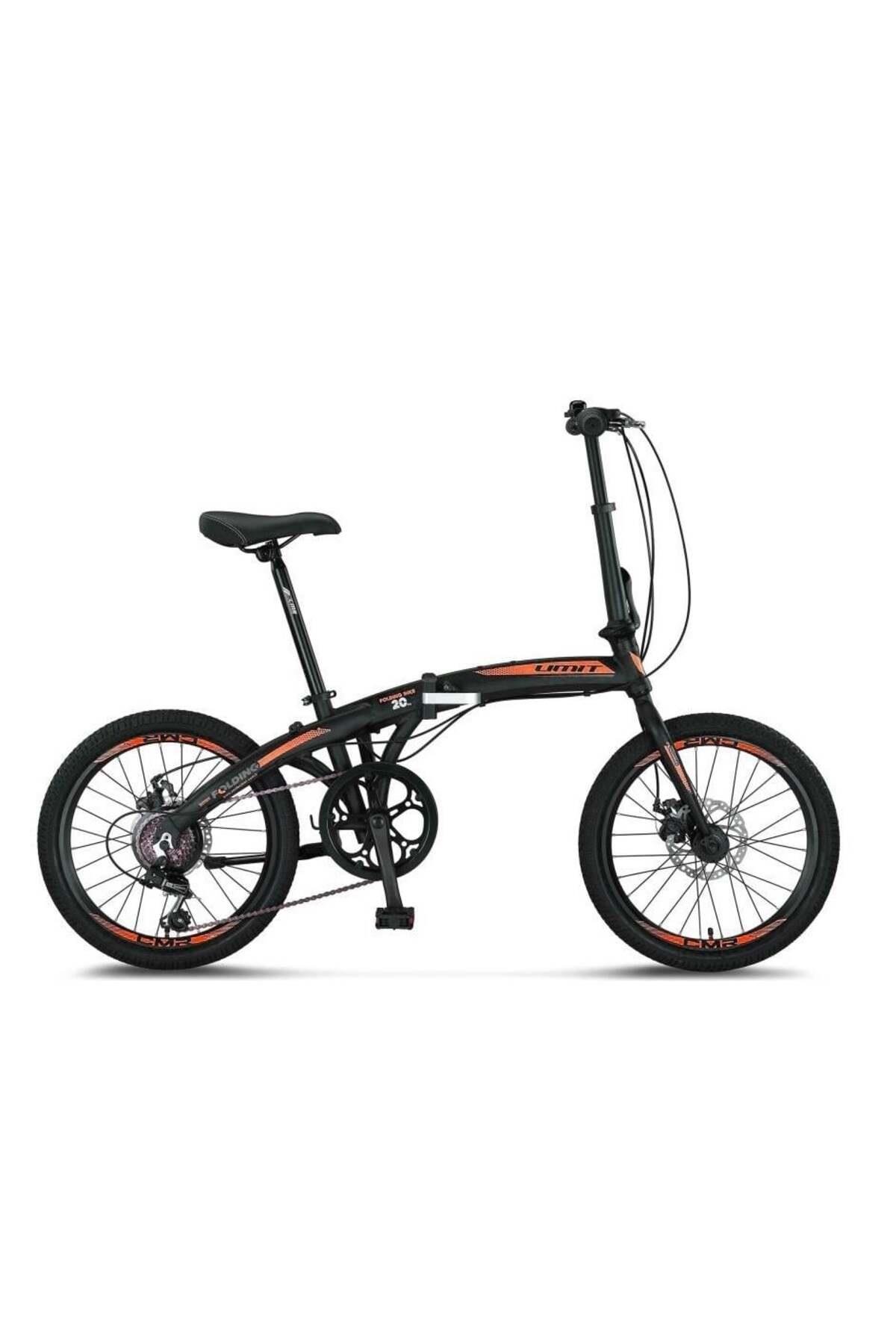 ÜMİT 2037 FOLDING-2D KATLANIR BİSİKLET 20 JANT 6 VİTES SİYAH ANTRASİT GOLD-Bisiklet