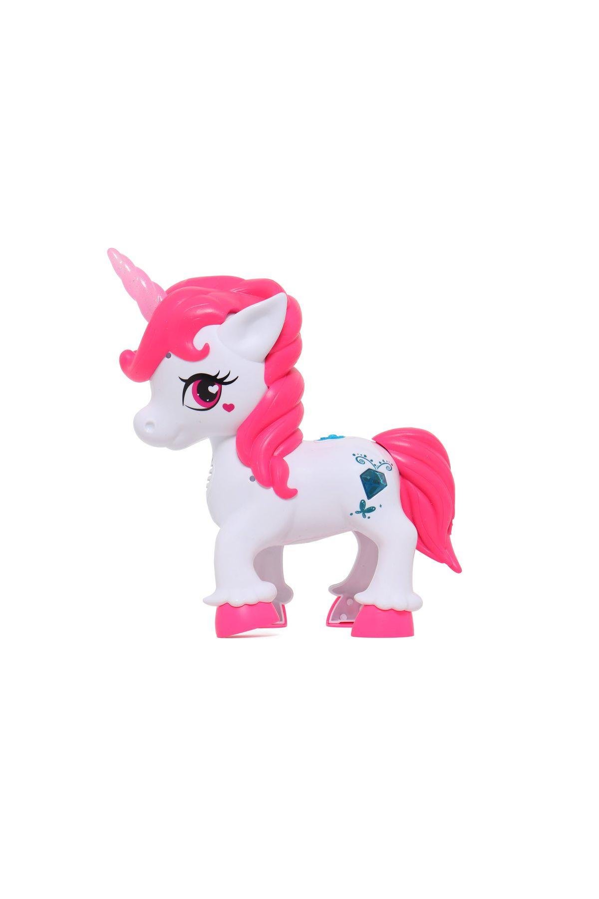 Unicorn Işıklı ve Sesli Sevimli At-Hayvan Figürleri