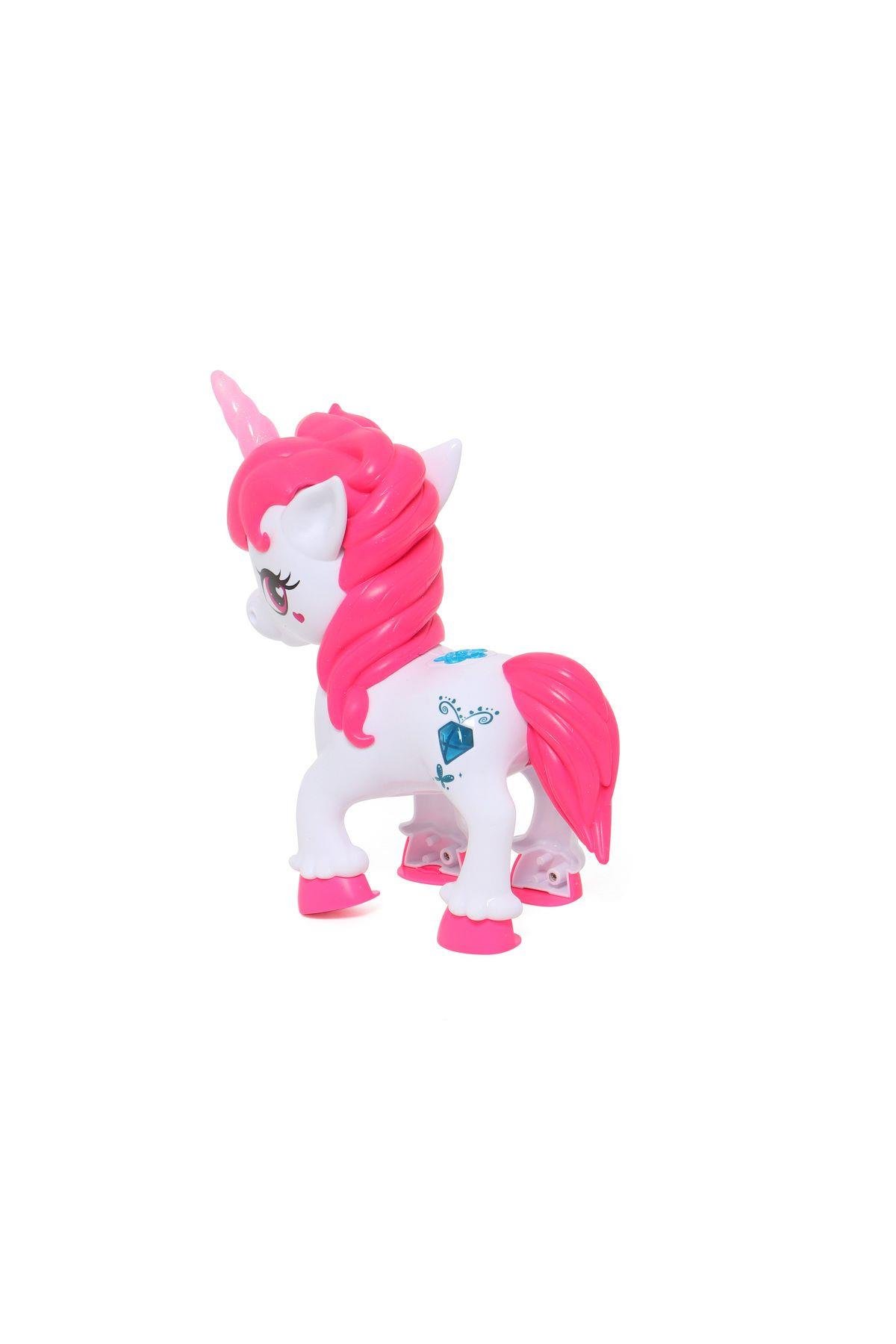 Unicorn Işıklı ve Sesli Sevimli At-Hayvan Figürleri