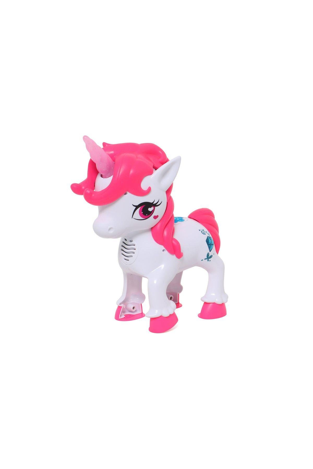 Unicorn Işıklı ve Sesli Sevimli At-Hayvan Figürleri