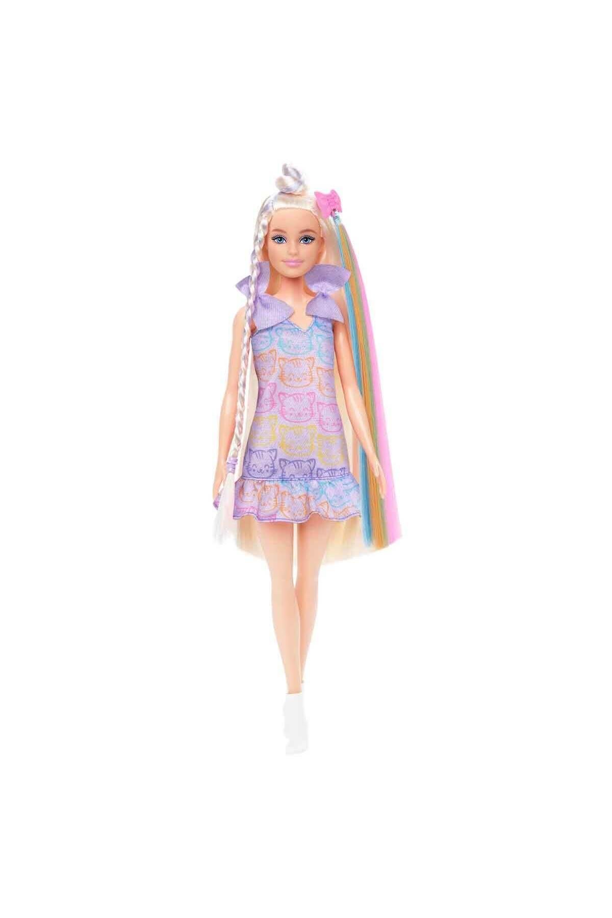 Upuzun Muhteşem Saçlı Bebek Saç Tasarım Oyun Seti JCT72-Oyuncak Bebekler