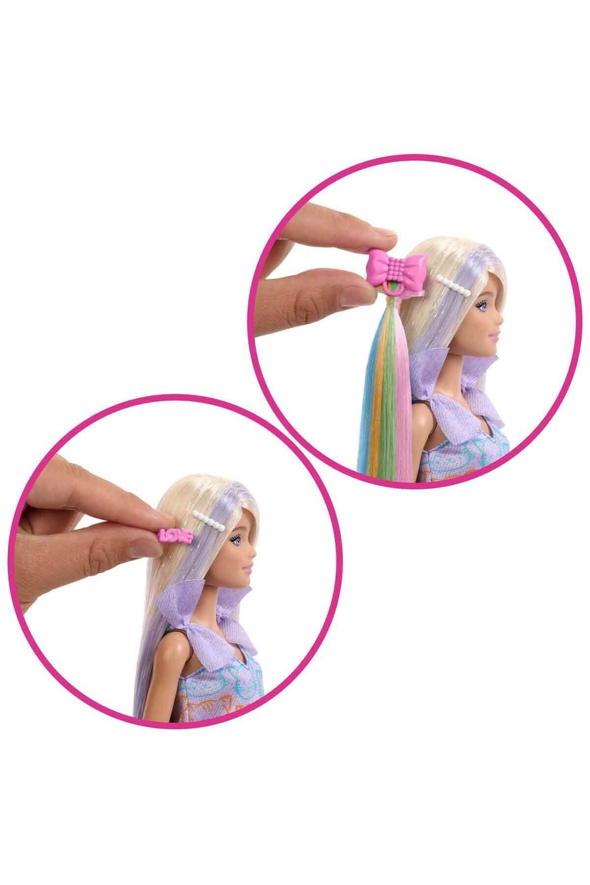 Upuzun Muhteşem Saçlı Bebek Saç Tasarım Oyun Seti JCT72-Oyuncak Bebekler