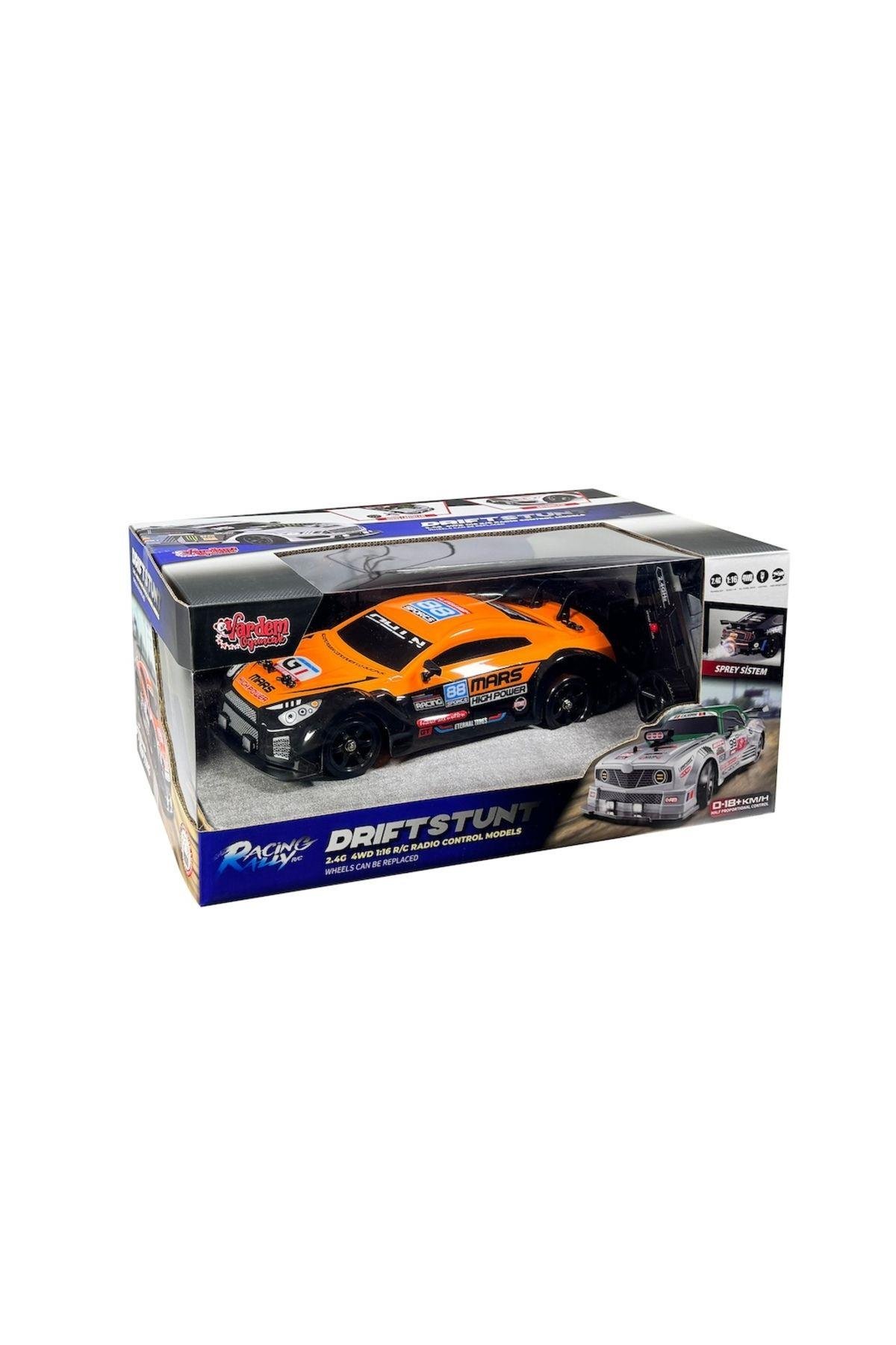 Uzaktan Kumandalı 1:16 4x4 WD Nissan Gtr Skyline Buhar Çıkartan Drift Araba-Uzaktan Kumandalı Araçlar