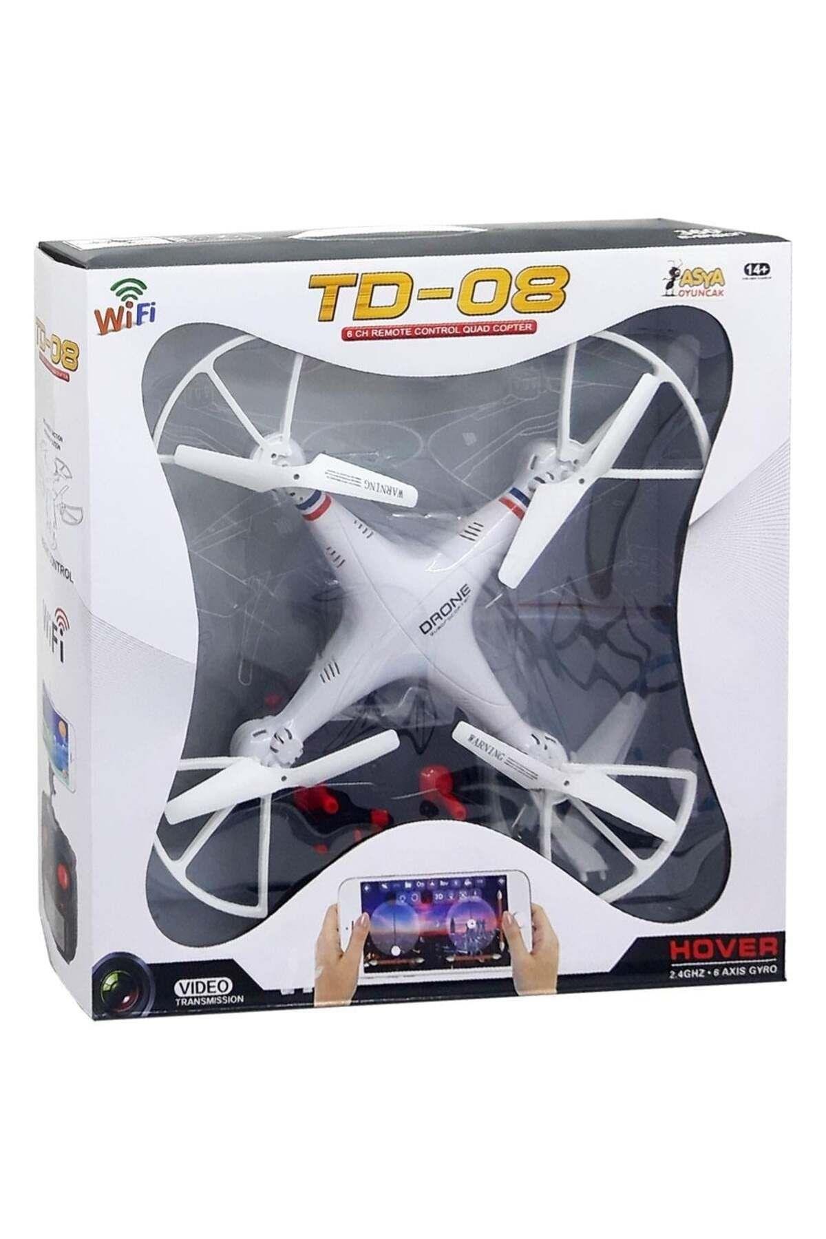 Uzaktan Kumandalı Dron 22571-TD-08WH-Helikopter ve Drone