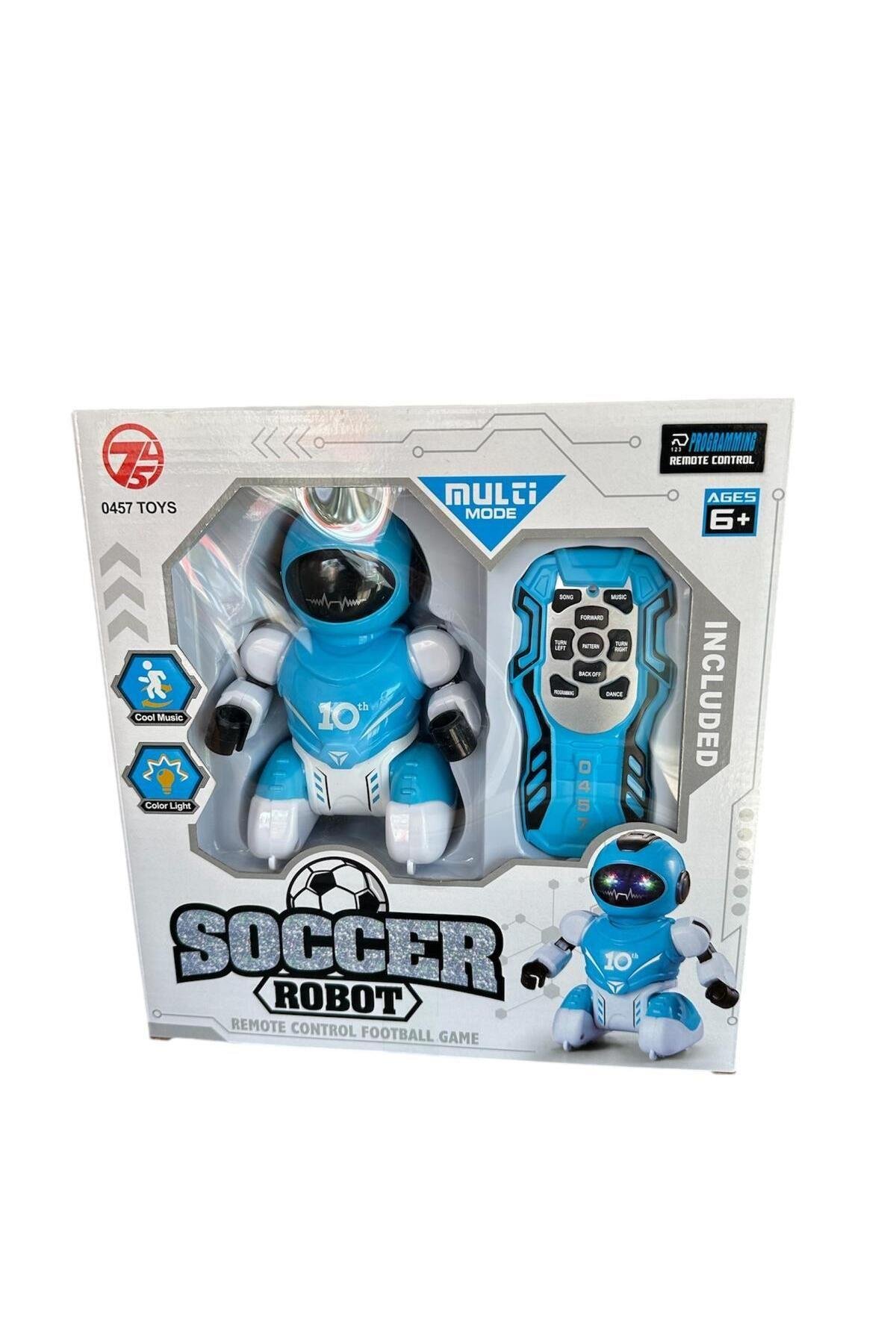 Uzaktan Kumandalı Futbolcu Robot Sesli ve Işıklı-Robotlar